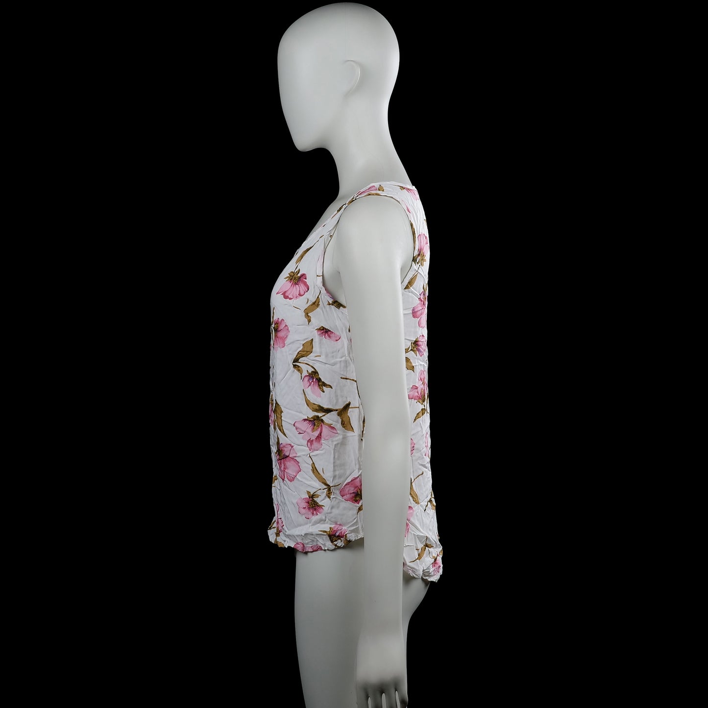 Tank top - White & Pink - Size S