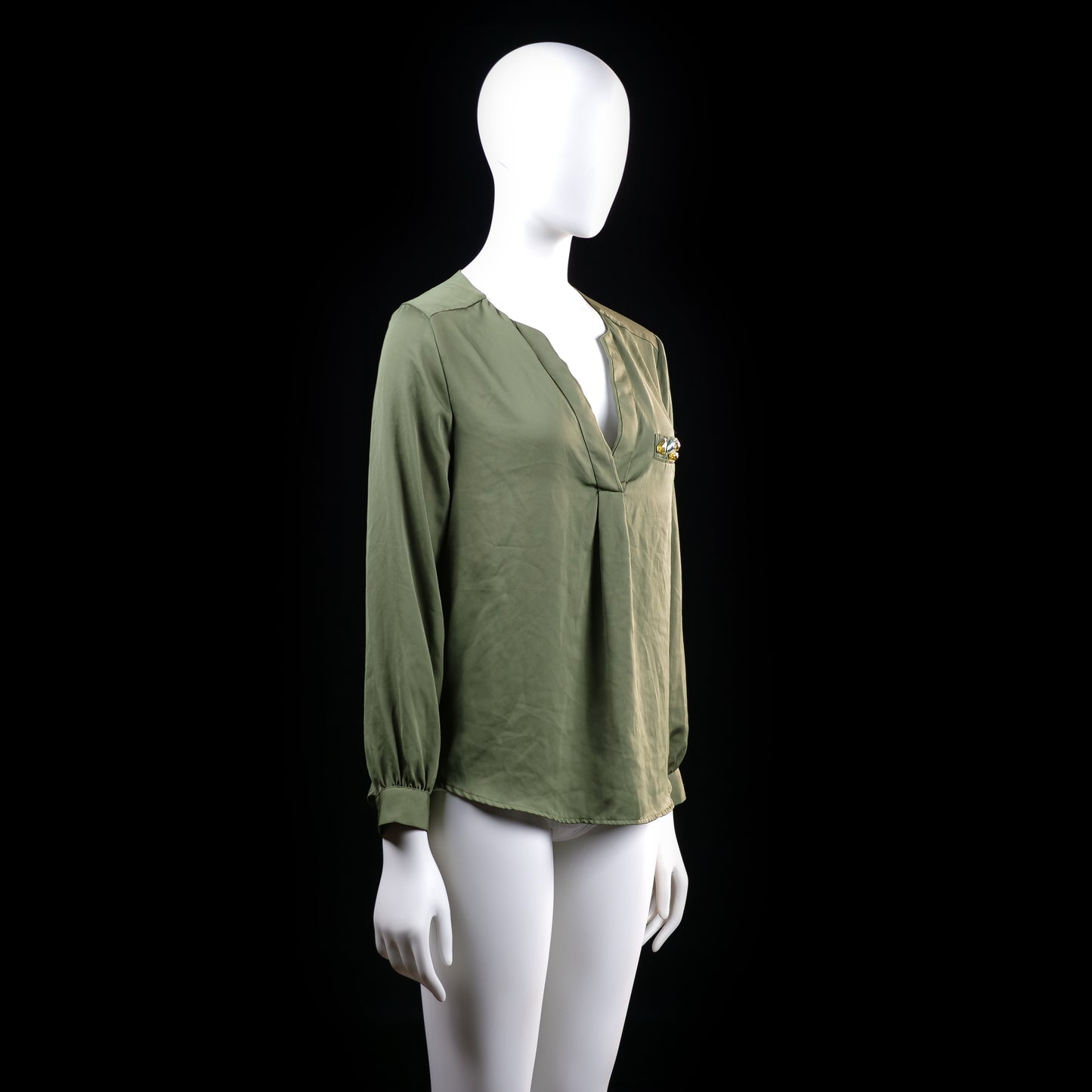 Blouse - Olive - Size 38
