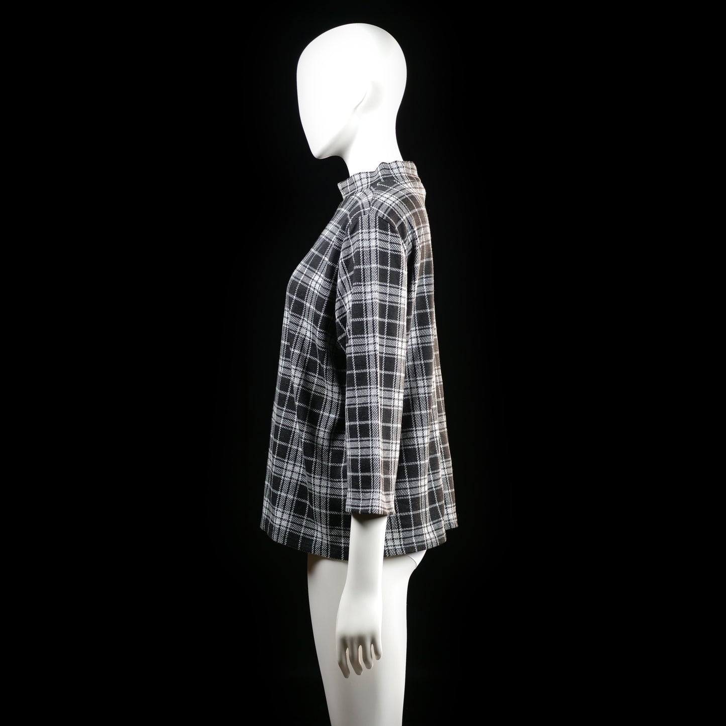 Blouse - Black & White - Size L