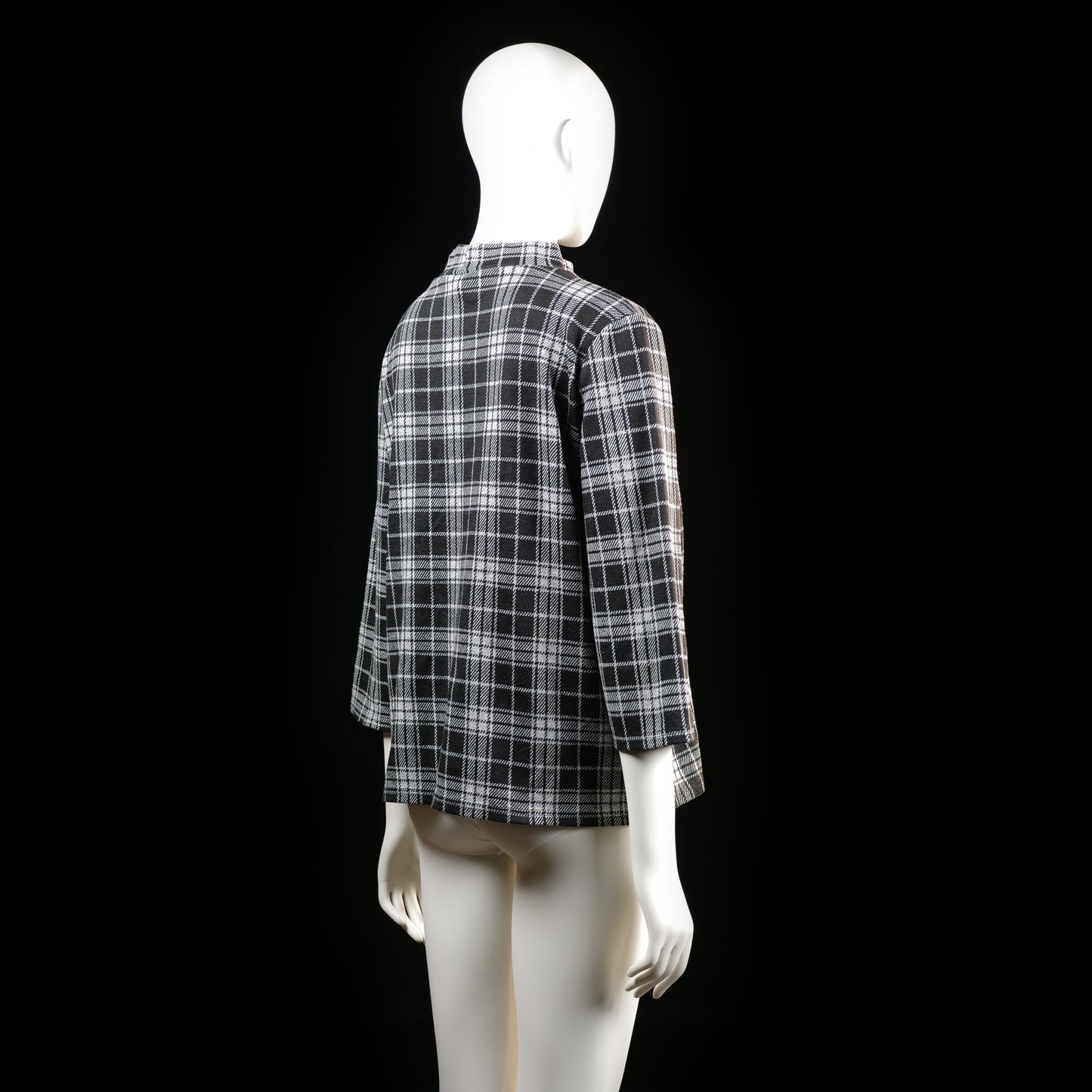 Blouse - Black & White - Size L