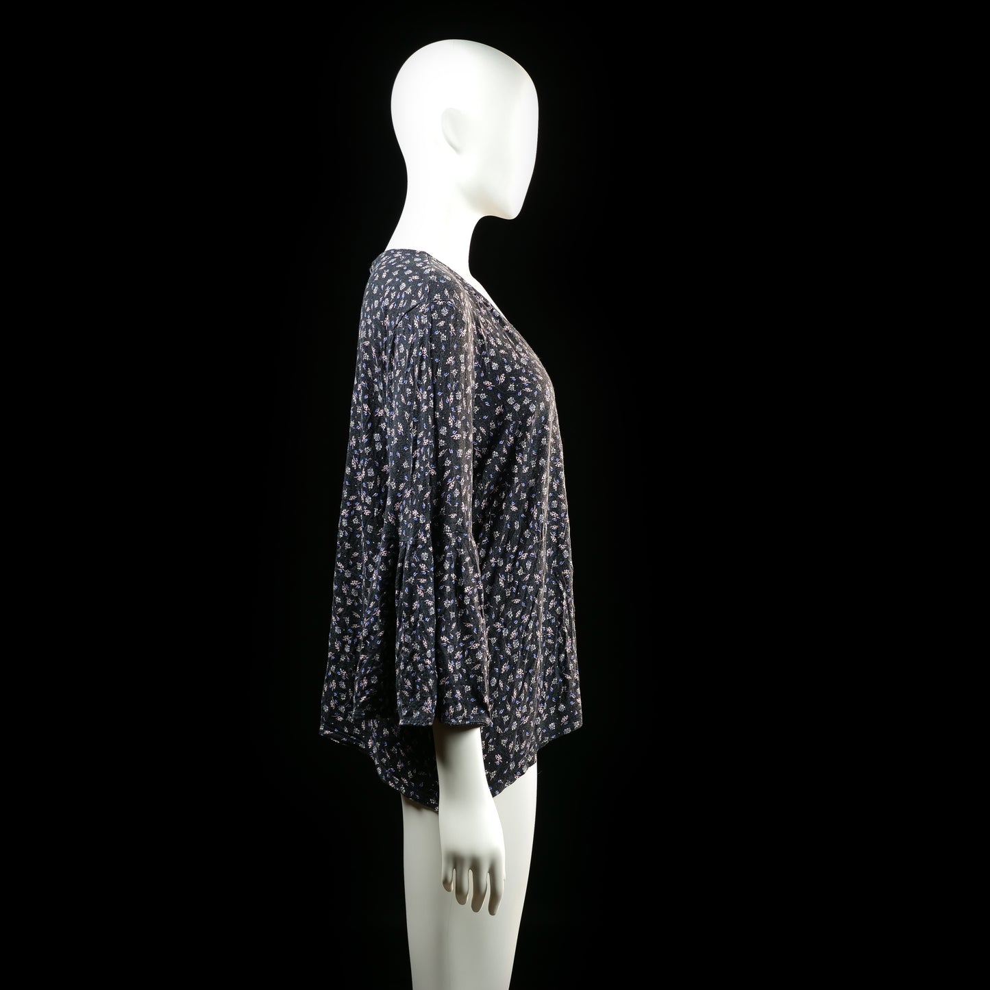 Blouse - Black & Pink - Size L