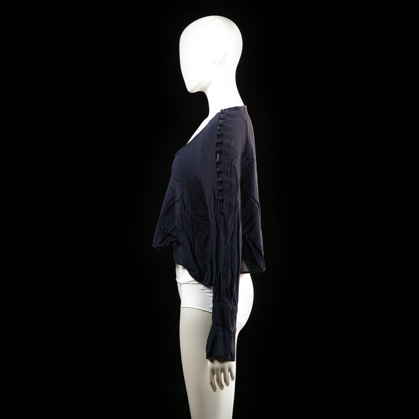 Blouse - Navy - Size M