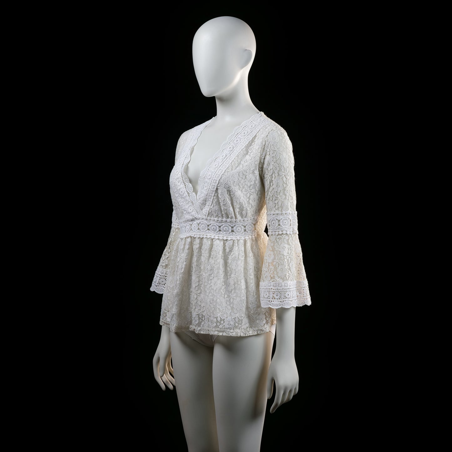 Blouse - Ivory - Size M