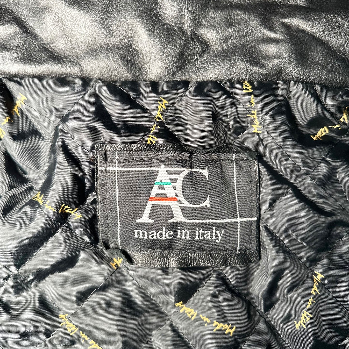Leather jacket - Black - Size XXL