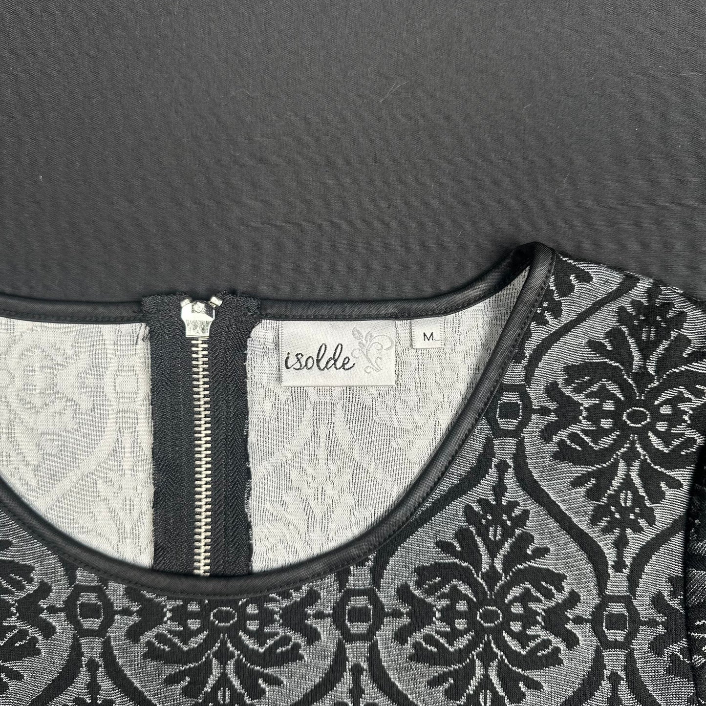 Blouse - Gray & Black - Size M
