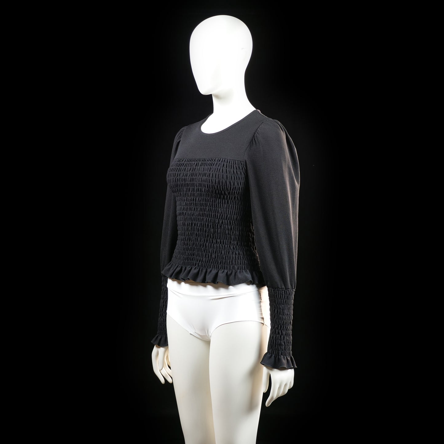 Blouse - Black - Size S
