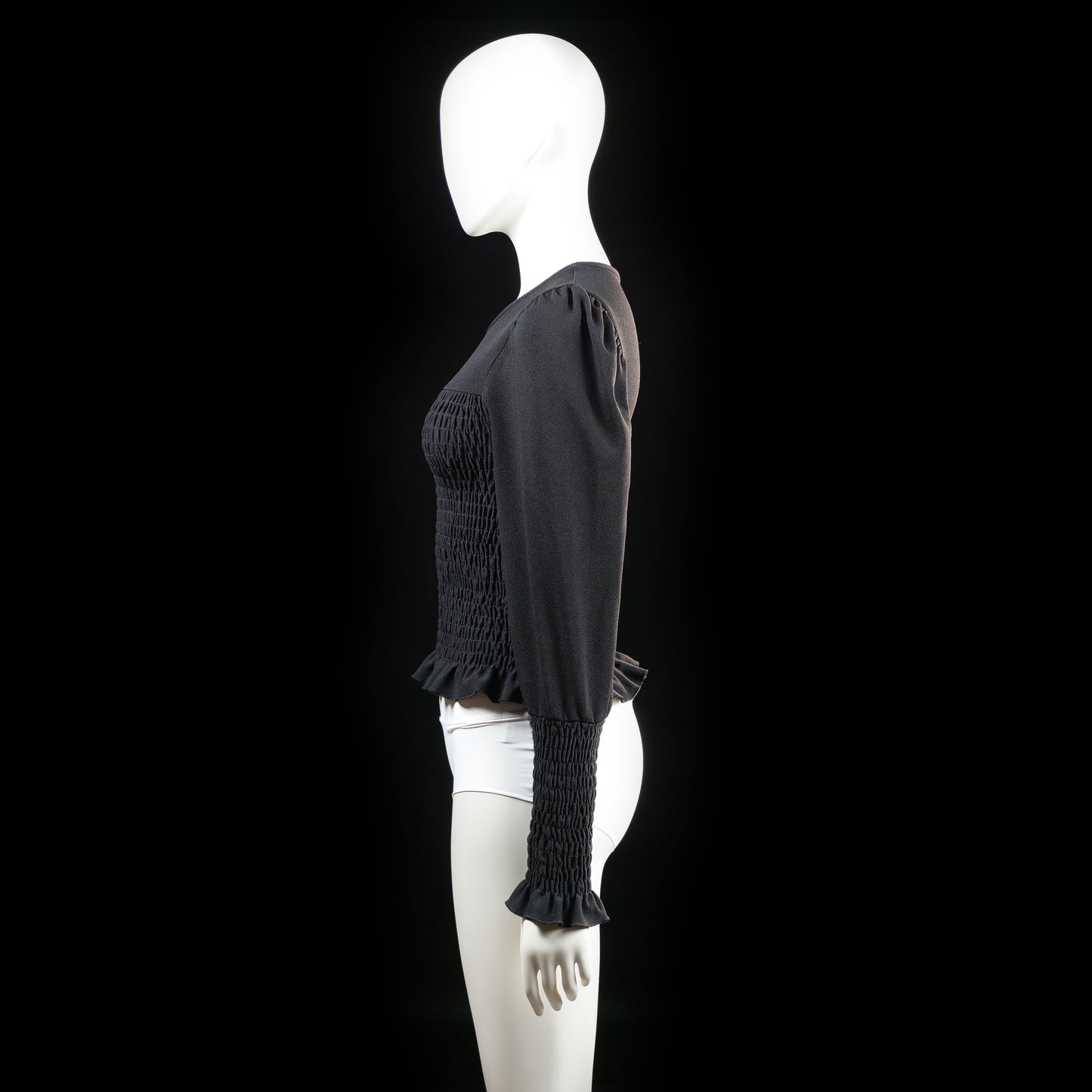 Blouse - Black - Size S