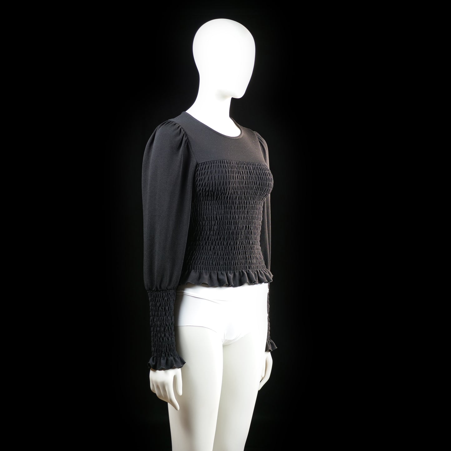 Blouse - Black - Size S