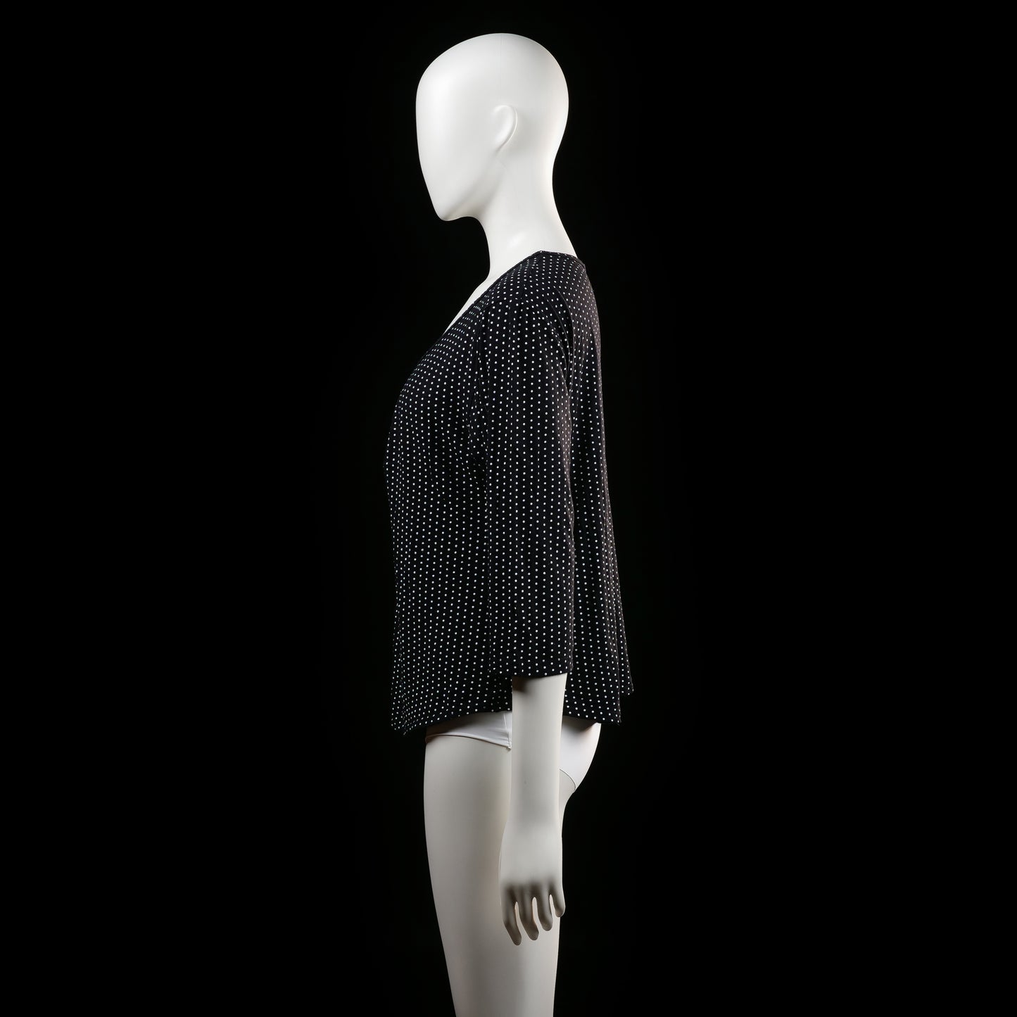 Blouse - Black & White - Size XL