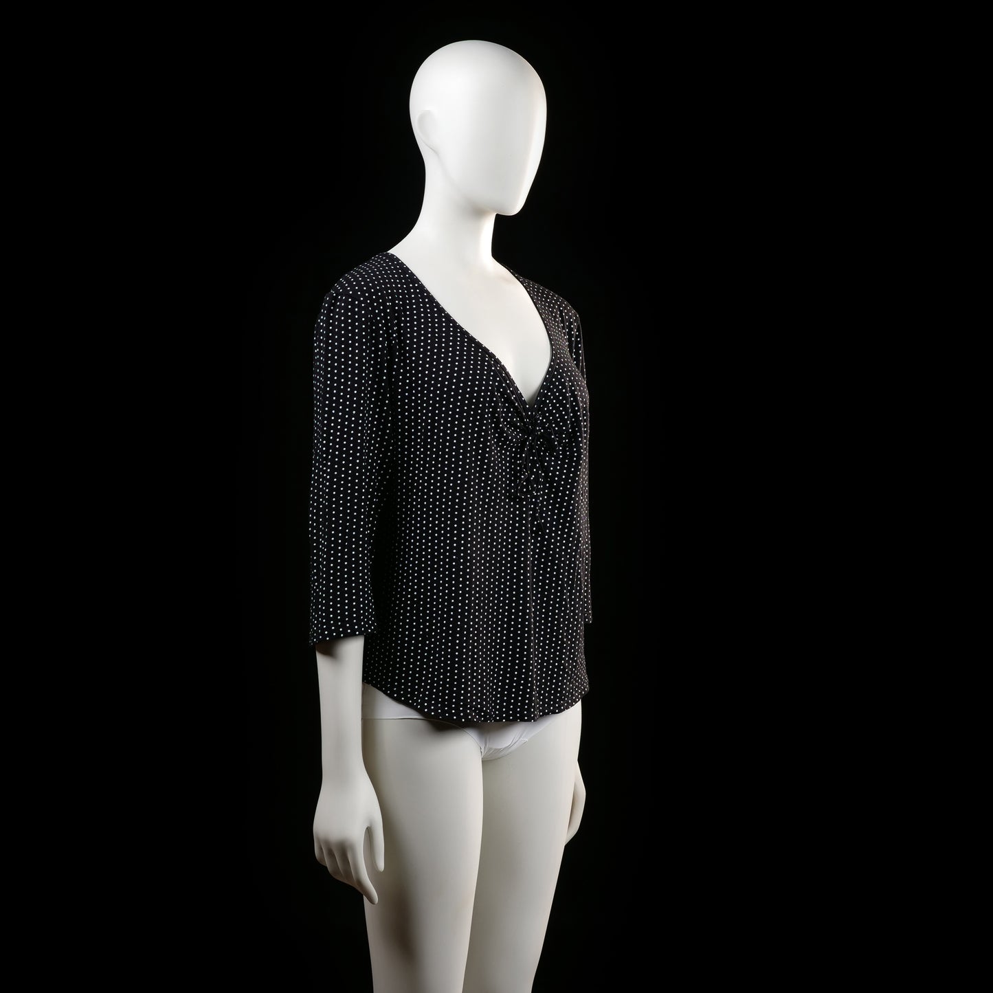 Blouse - Black & White - Size XL