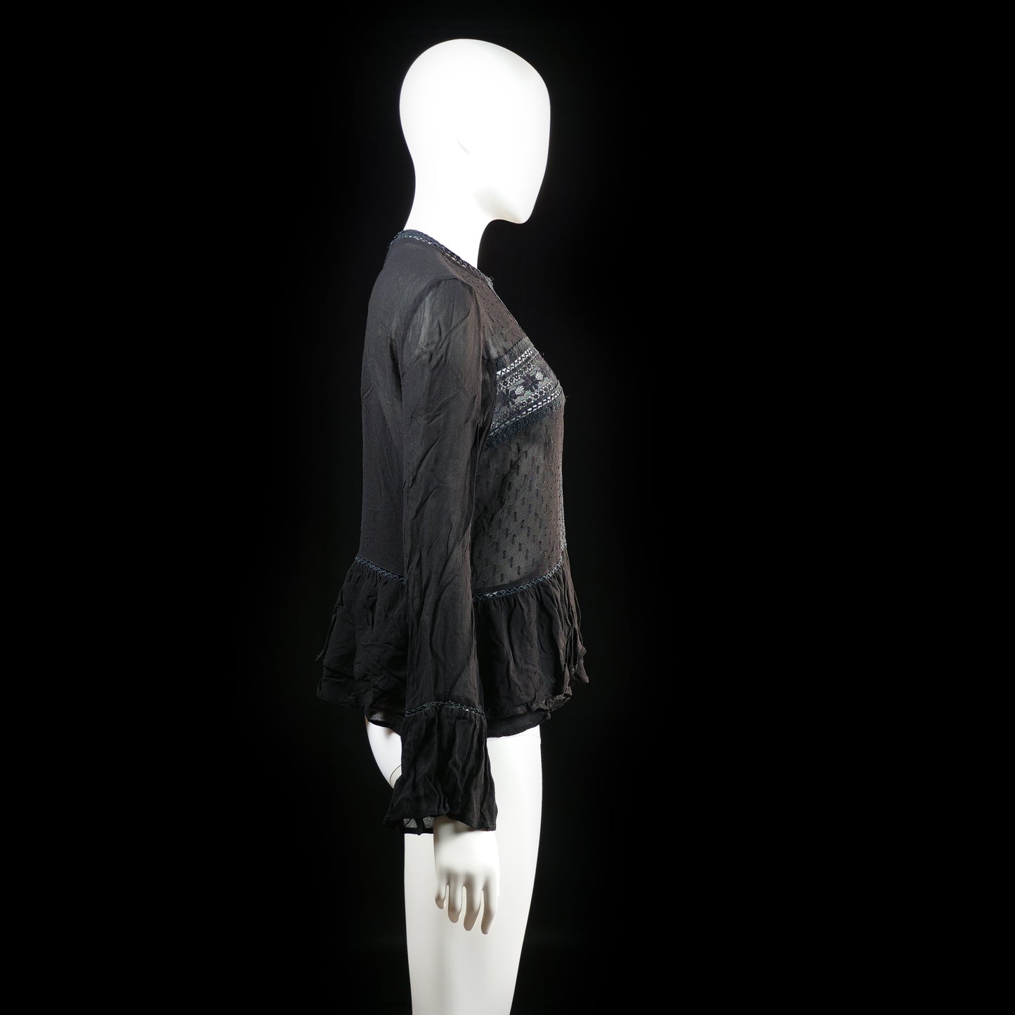 Blouse - Black - Size 42