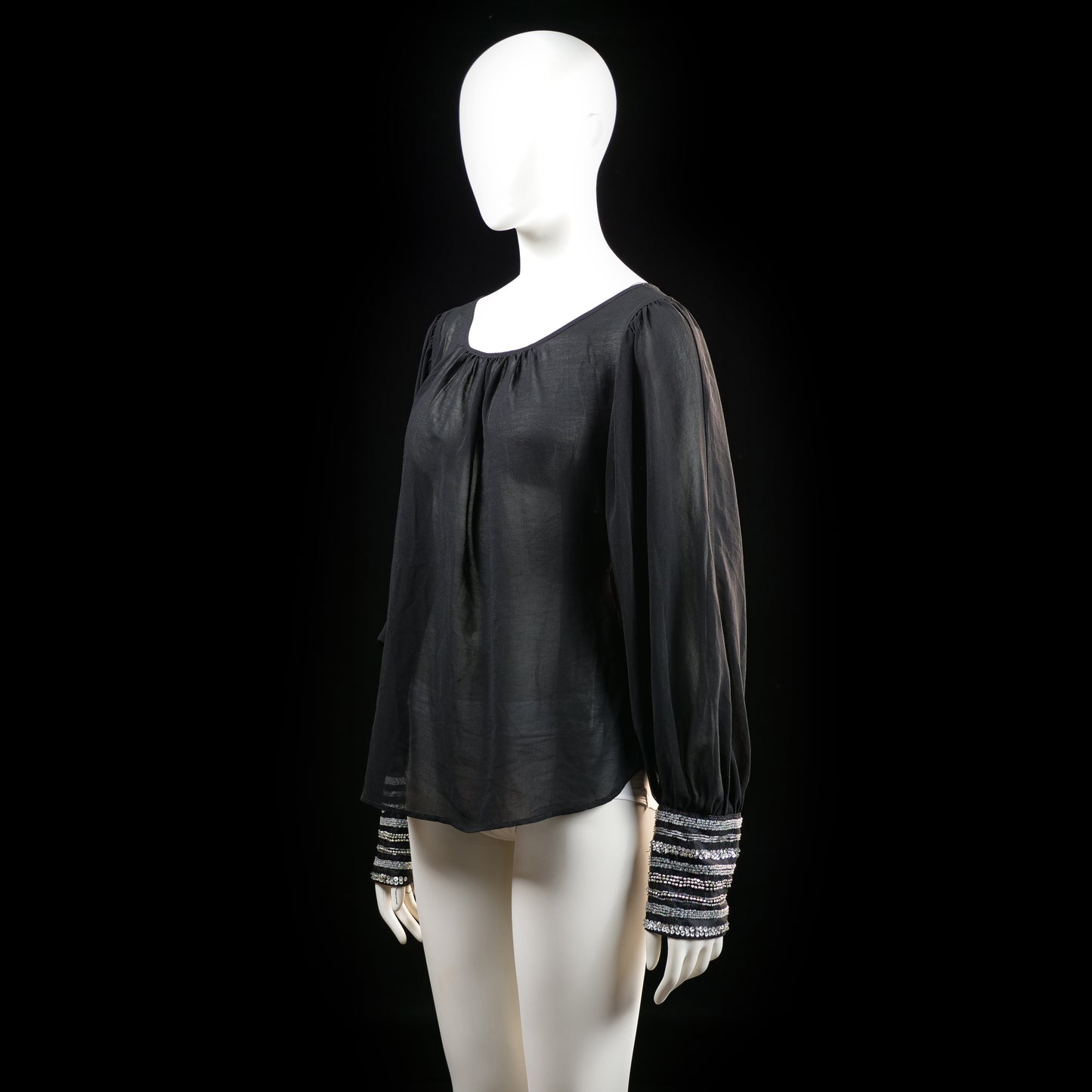 Blouse - Black & White - Size 40