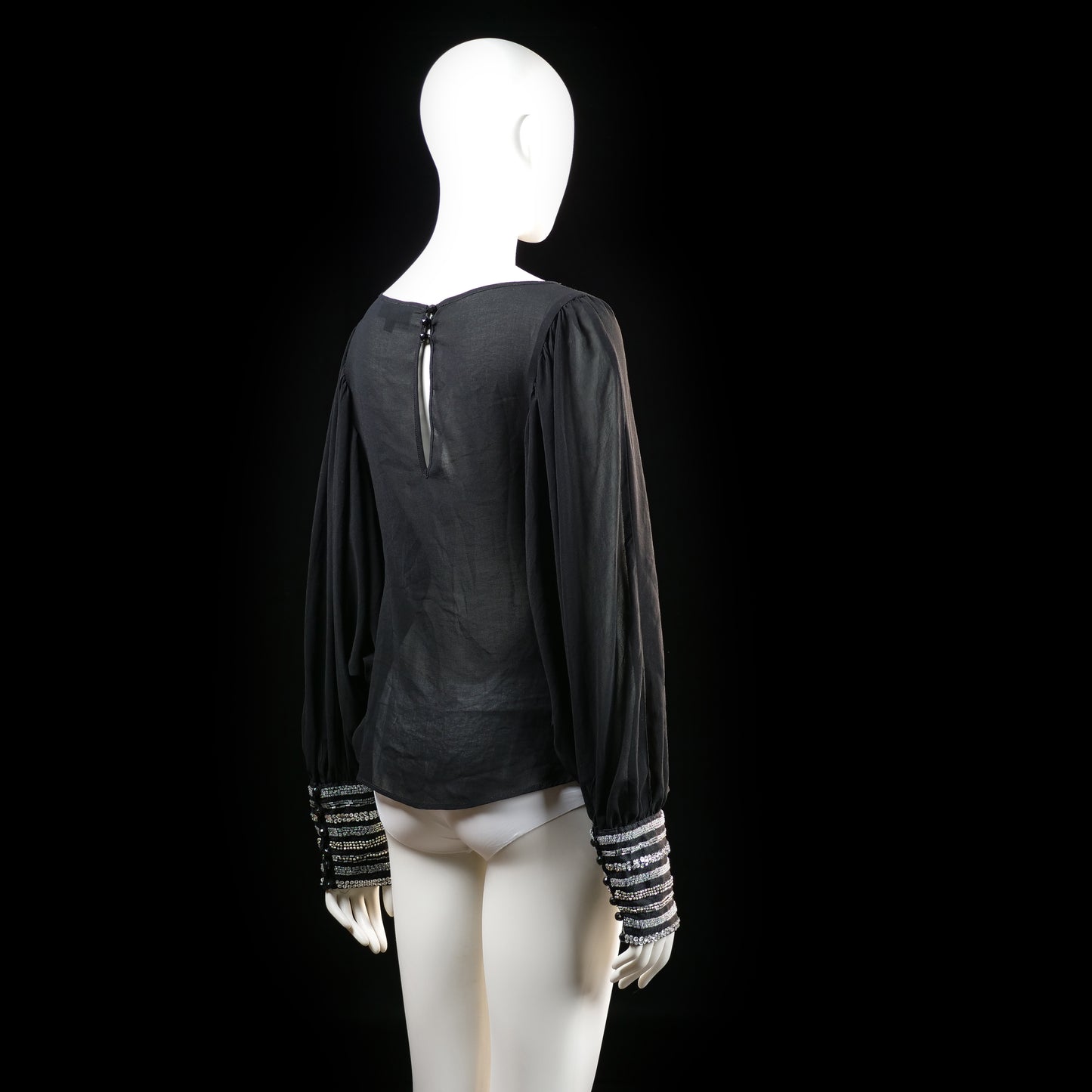 Blouse - Black & White - Size 40
