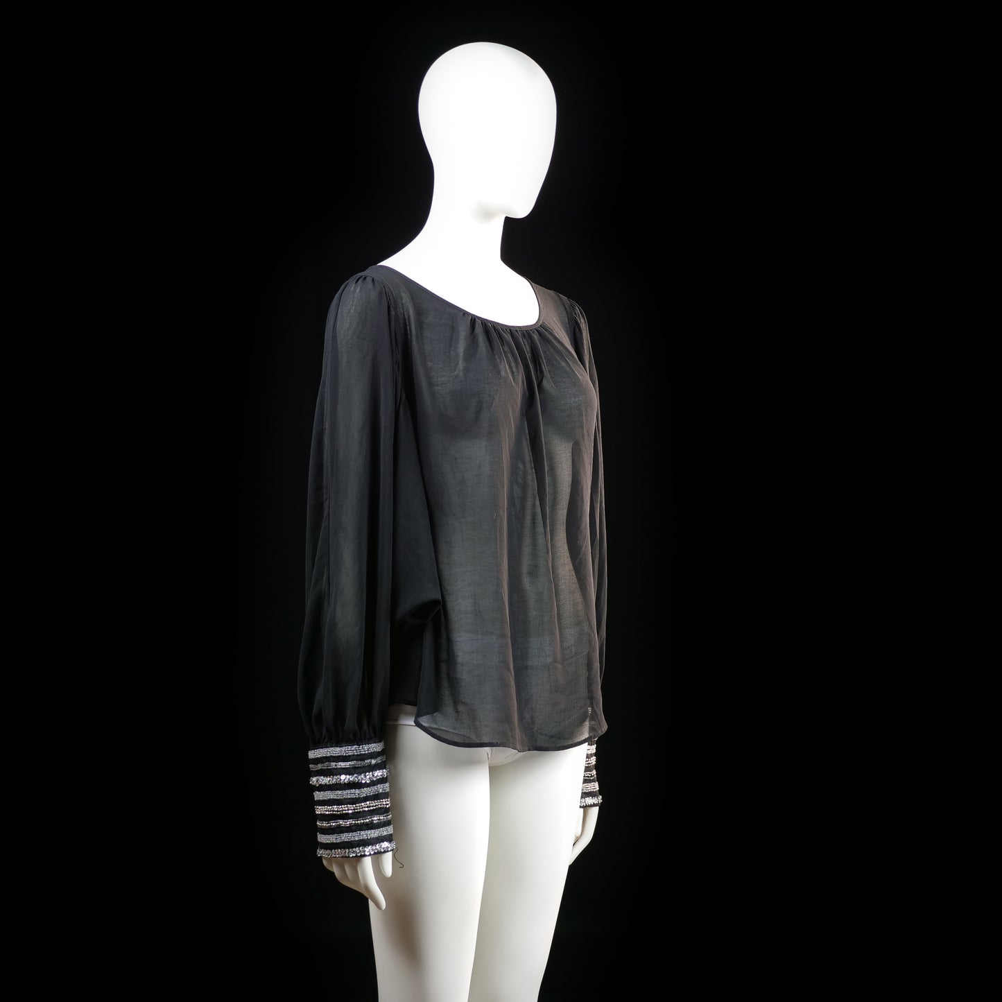 Blouse - Black & White - Size 40