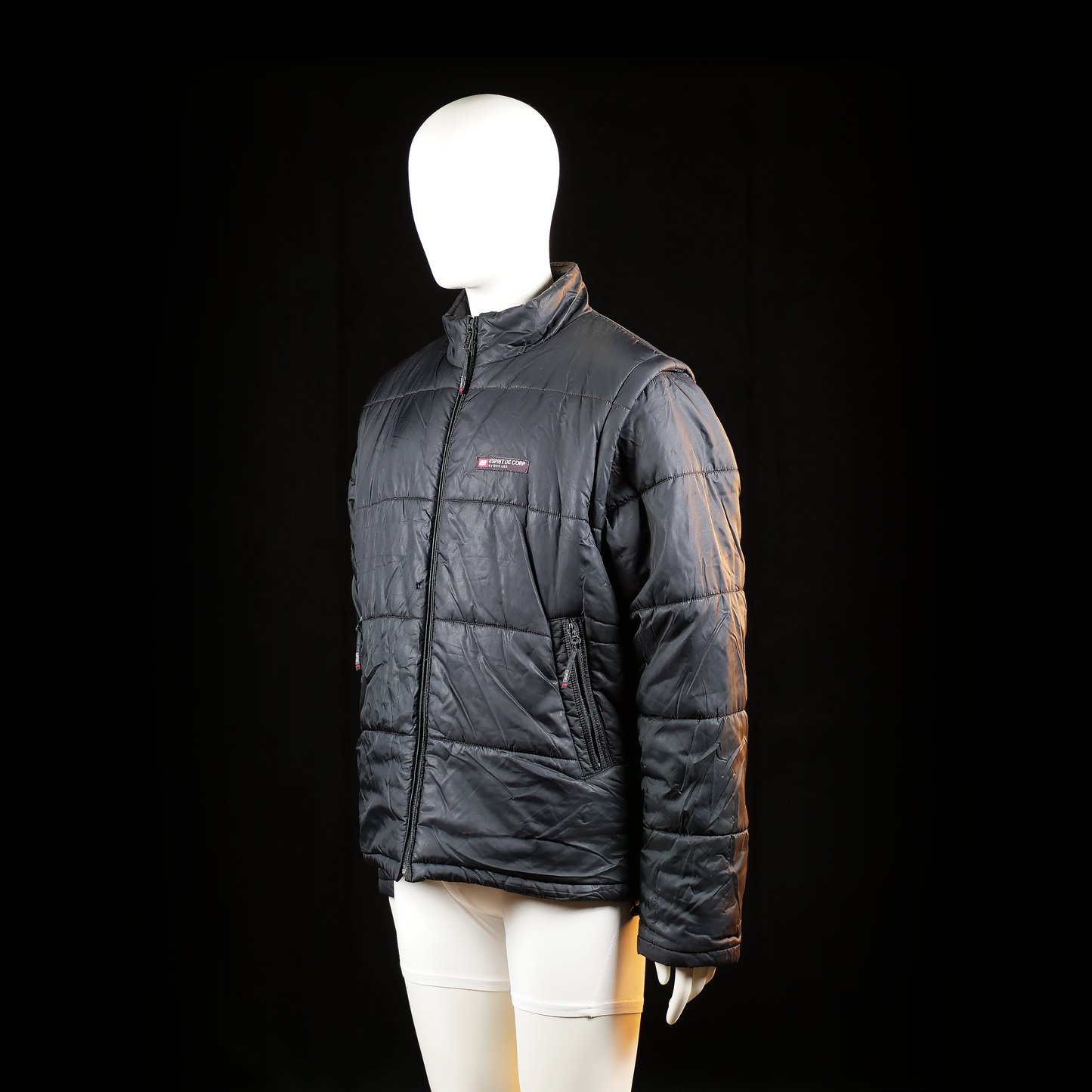 Padded jacket - Black - Size XL