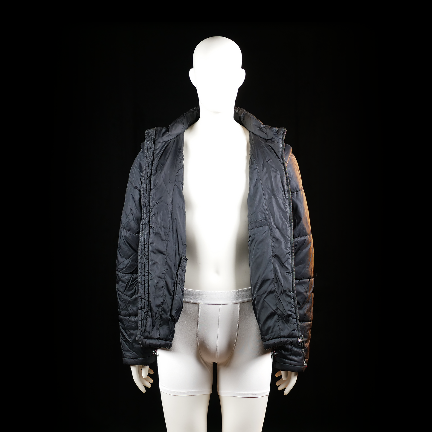 Padded jacket - Black - Size XL