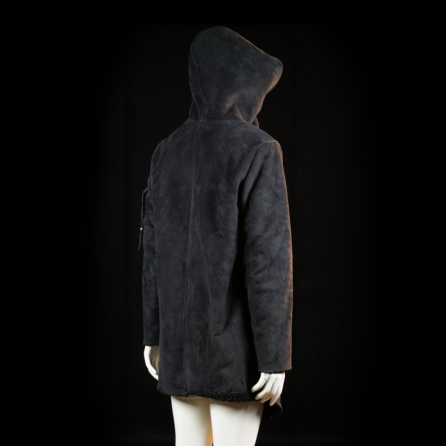 Wrap coat - Black - Size M