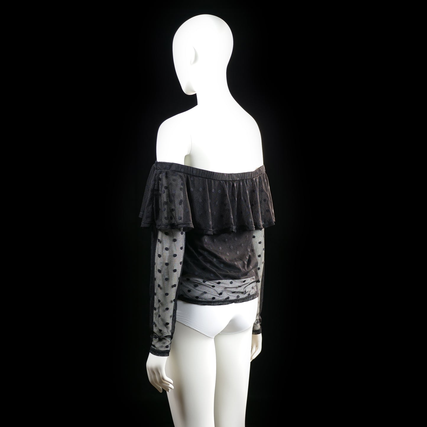 Blouse - Black - Size L