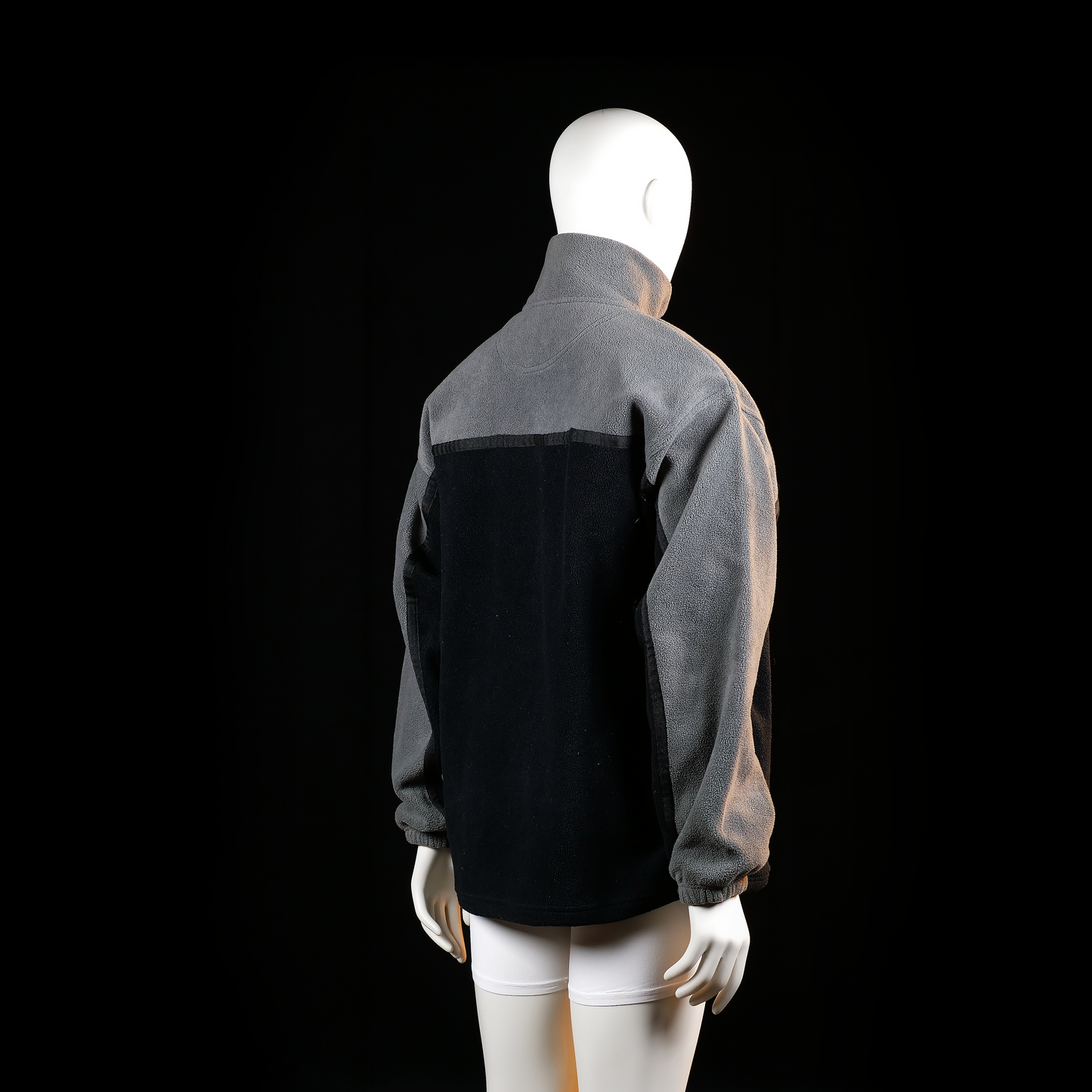 Fleece jacket - Black & Gray - Size L