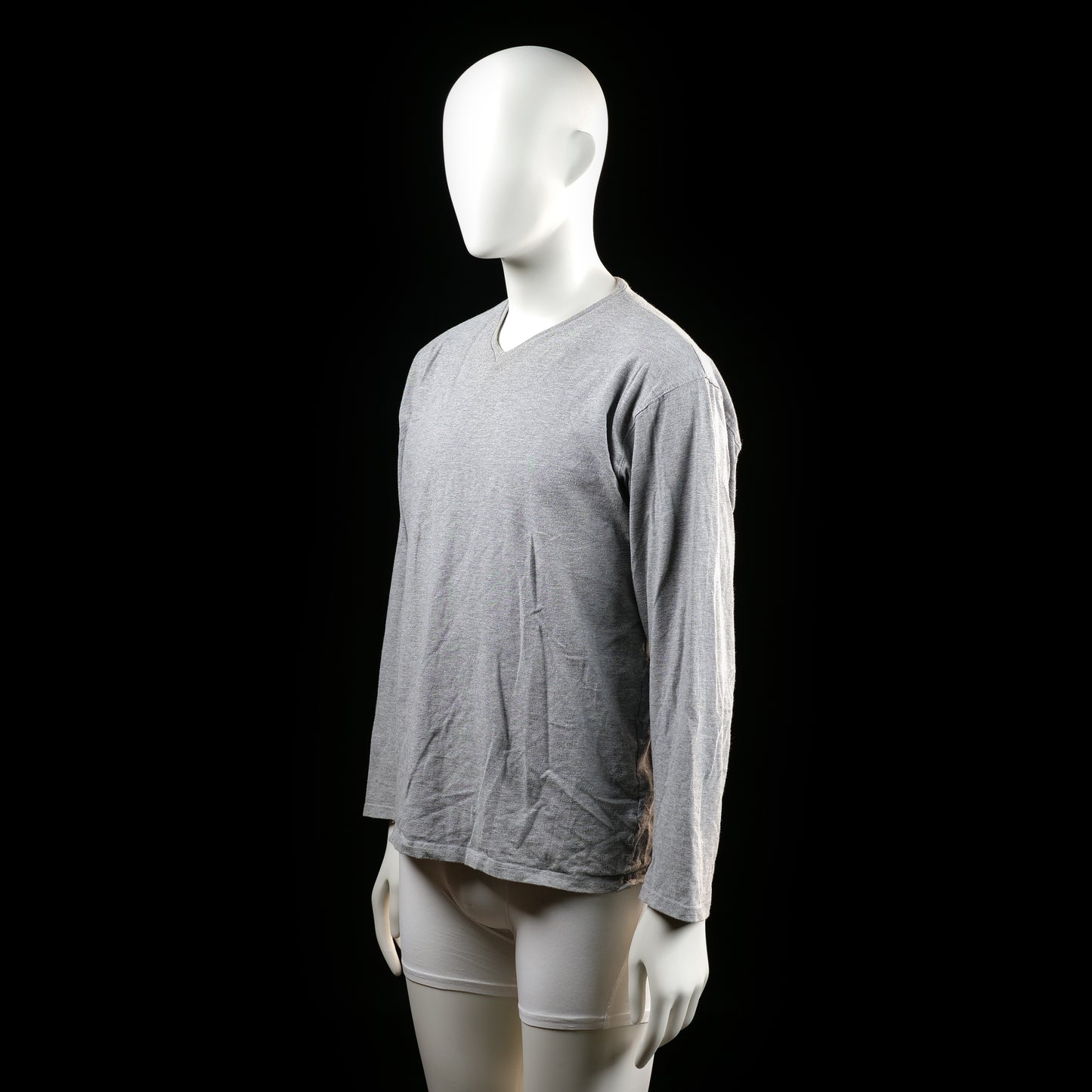 Long-sleeve top - Light Gray - Size L