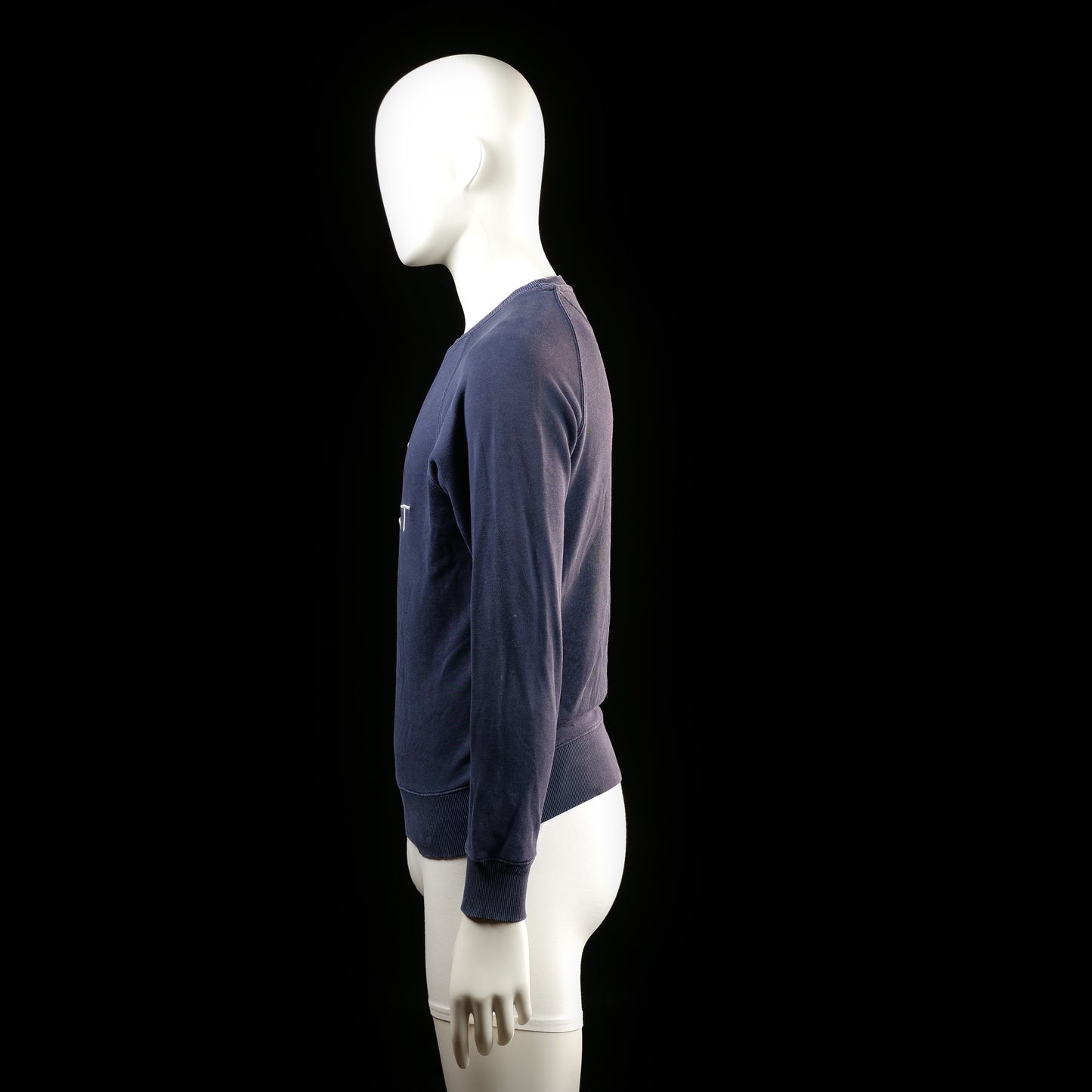 Sweatshirt - Navy & White - Size S