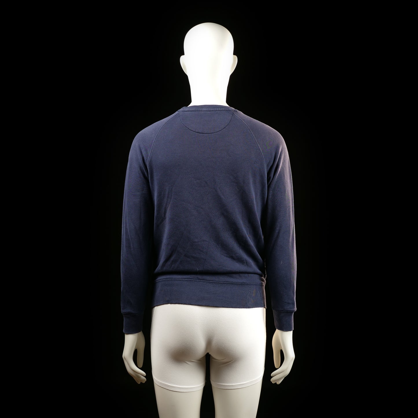 Sweatshirt - Navy & White - Size S