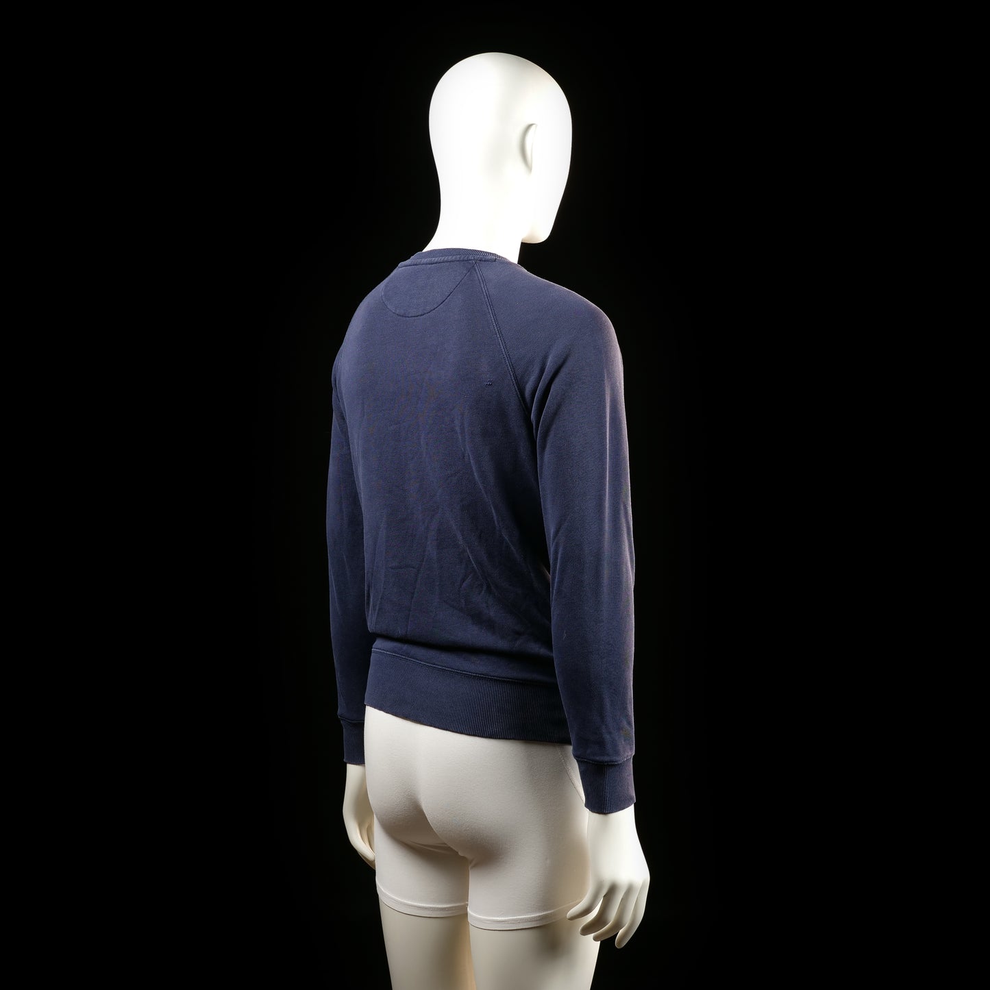 Sweatshirt - Navy & White - Size S