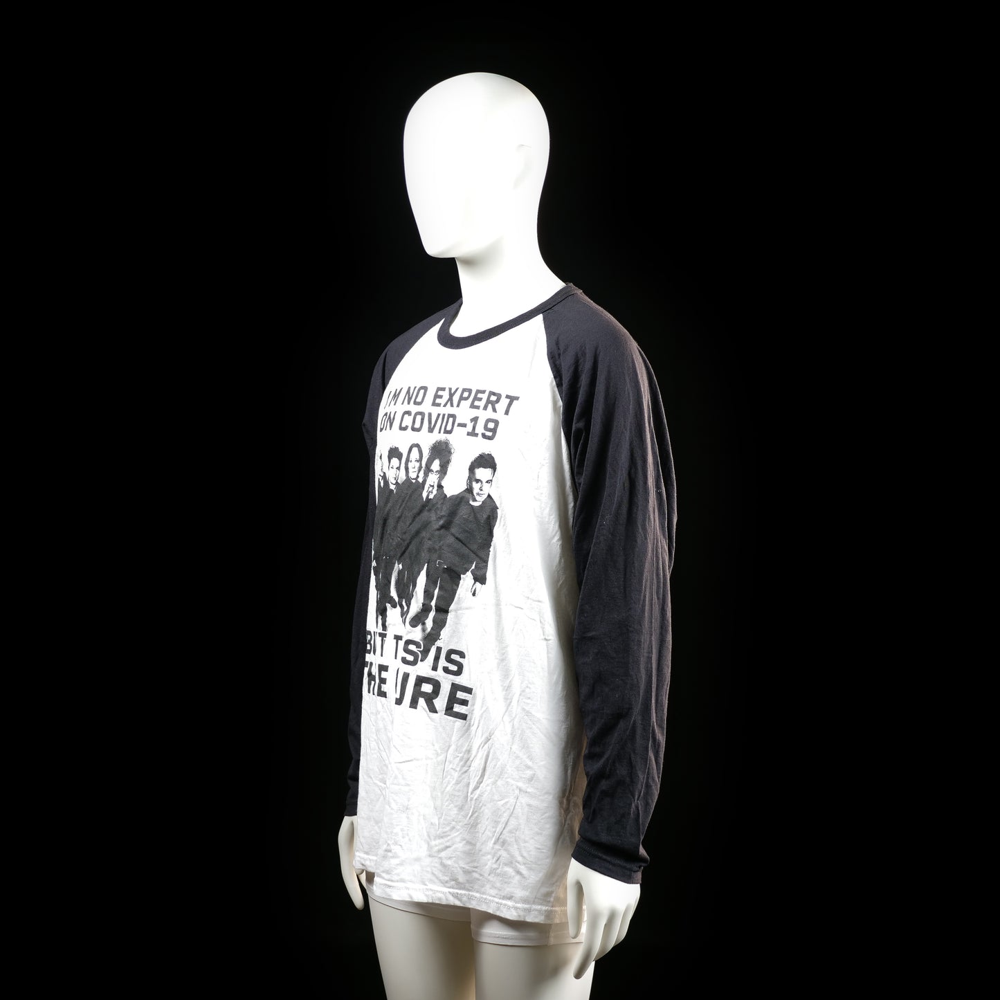 Long-sleeve top - White & Black - Size XXL