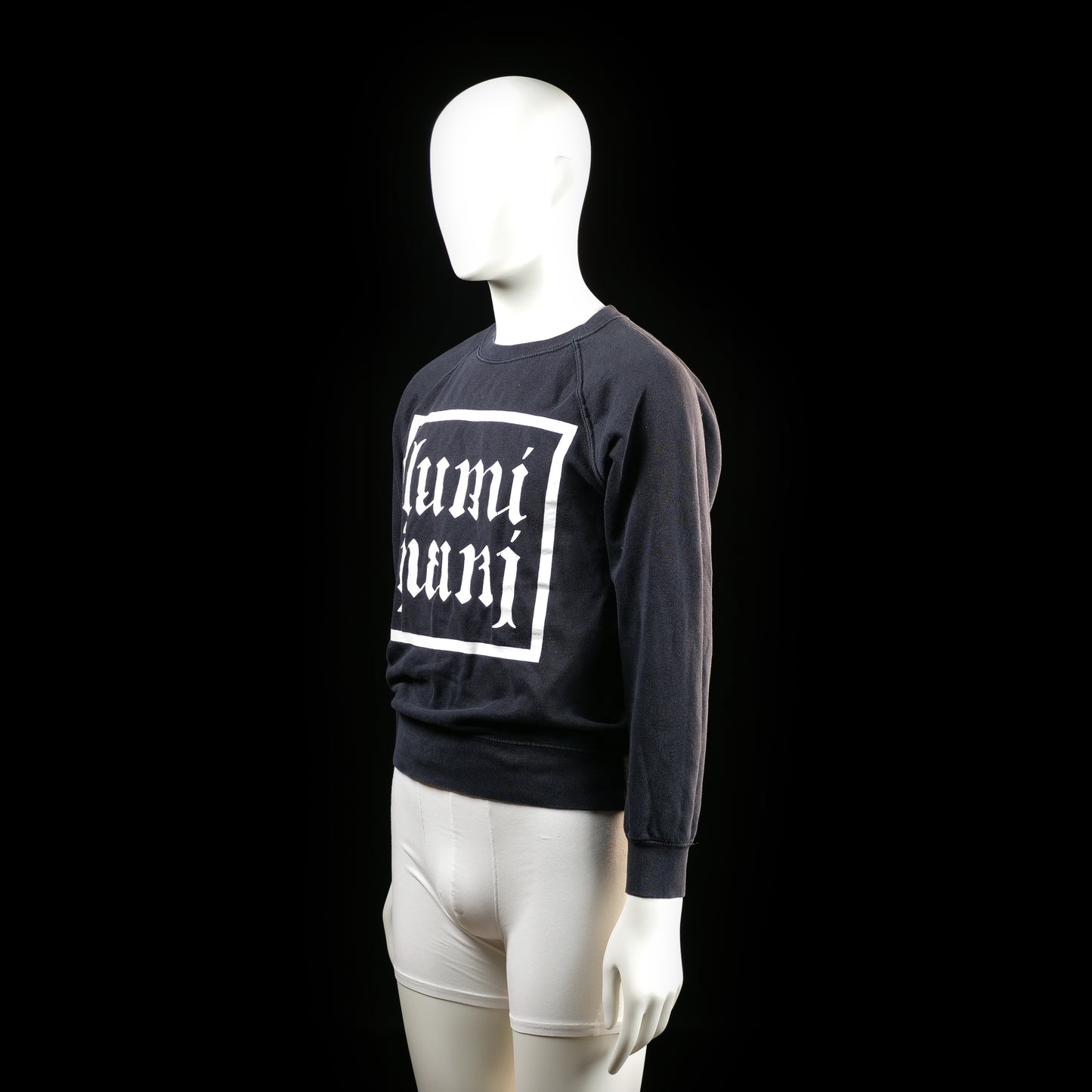 Sweatshirt - Black & White - Size S