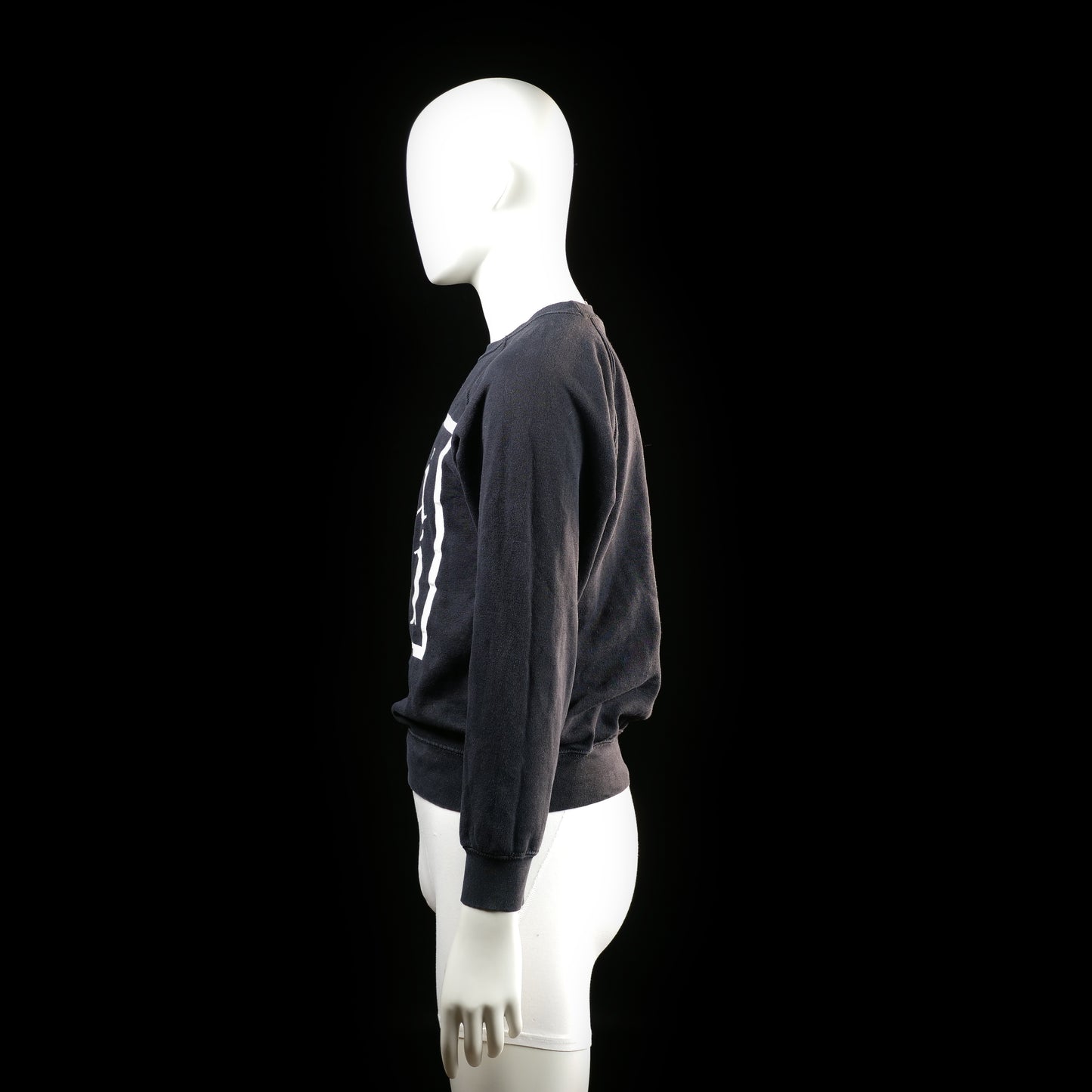 Sweatshirt - Black & White - Size S