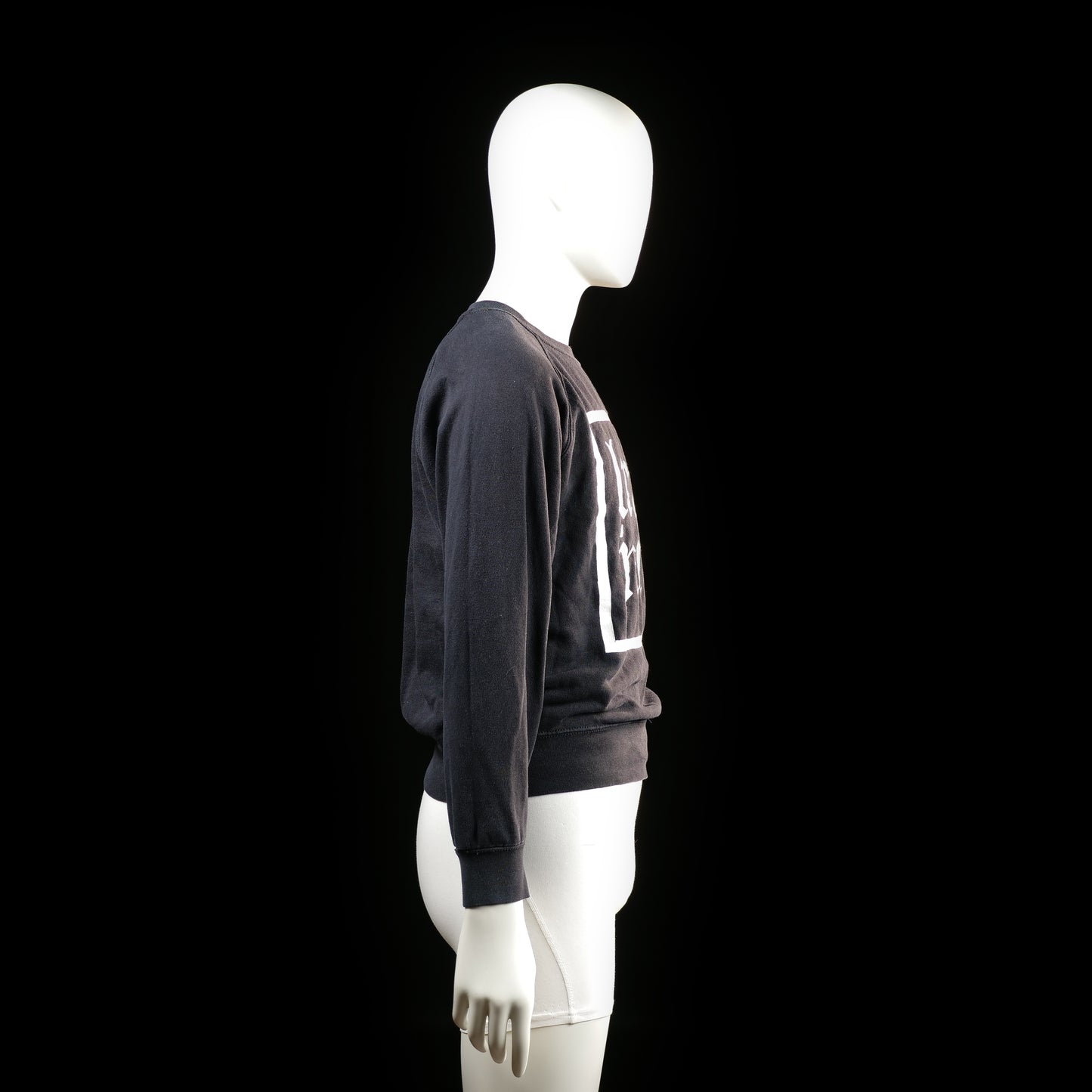 Sweatshirt - Black & White - Size S