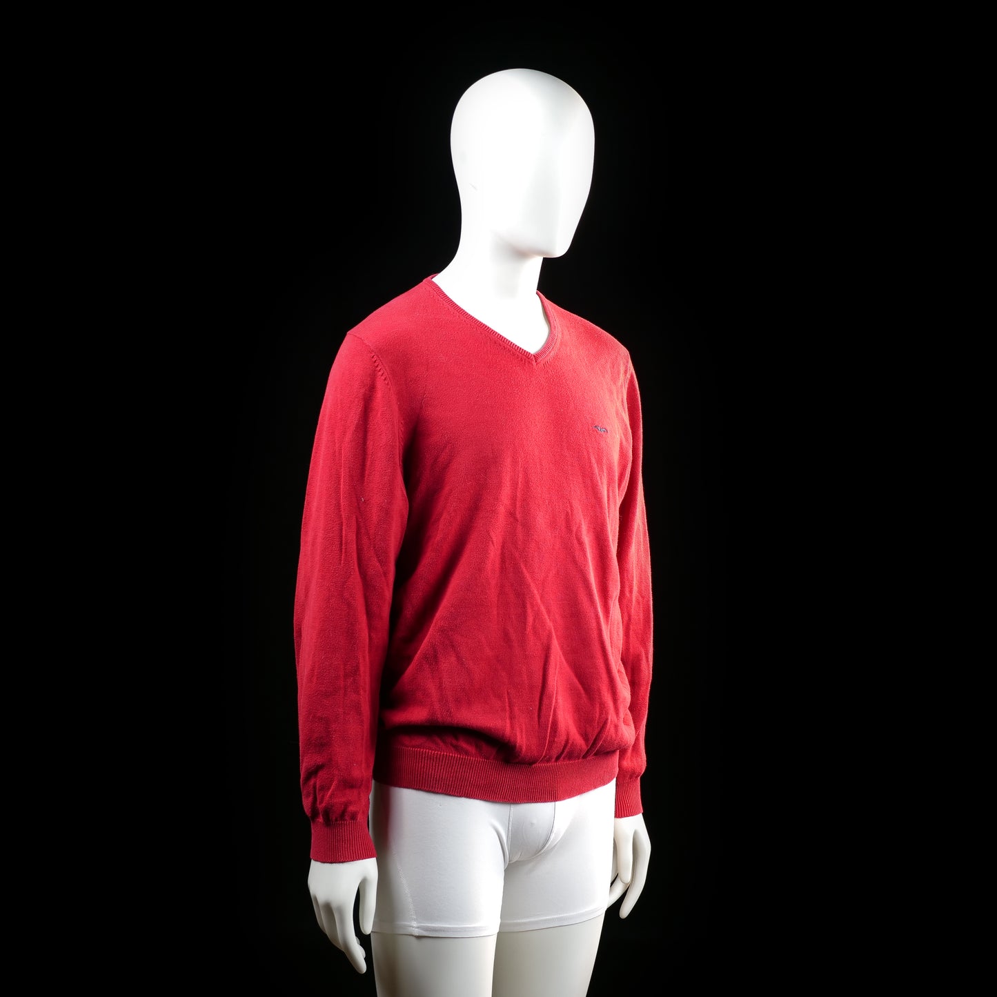 Sweater - Red & Navy - Size M