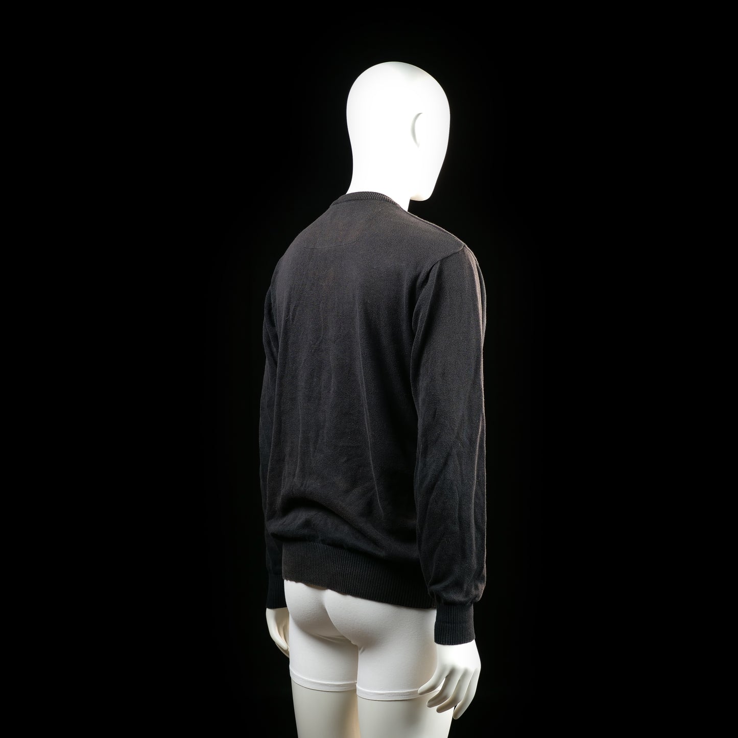 Sweater - Black & White & Beige - Size L
