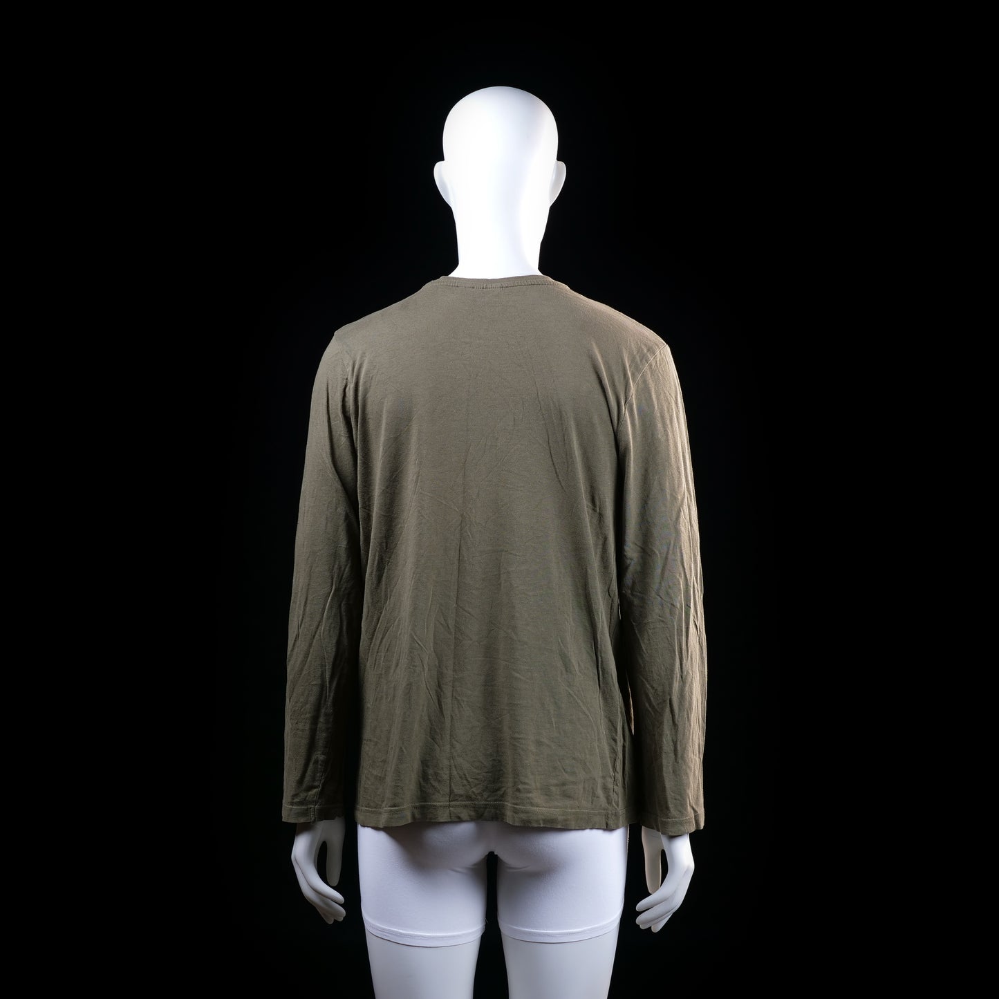 Long-sleeve top - Olive - Size M