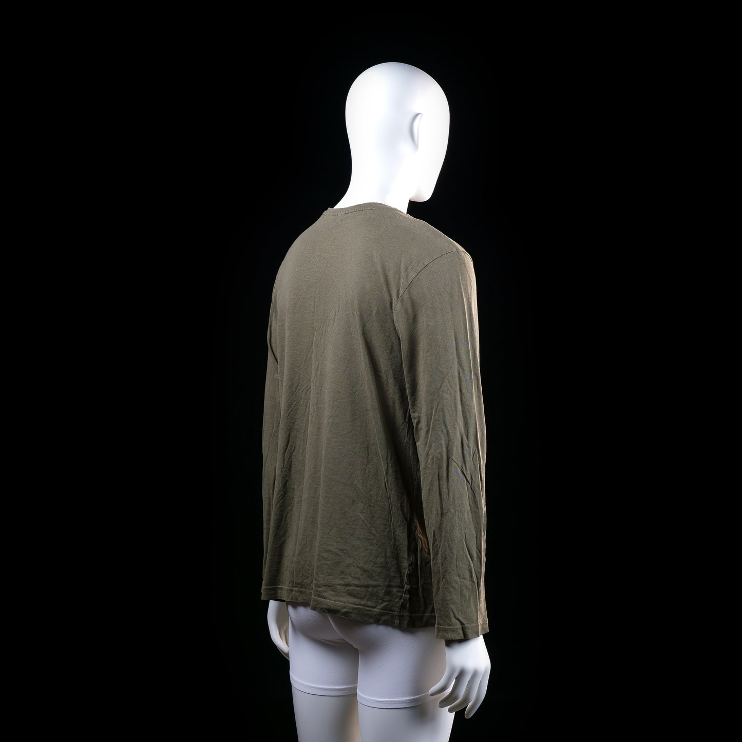Long-sleeve top - Olive - Size M
