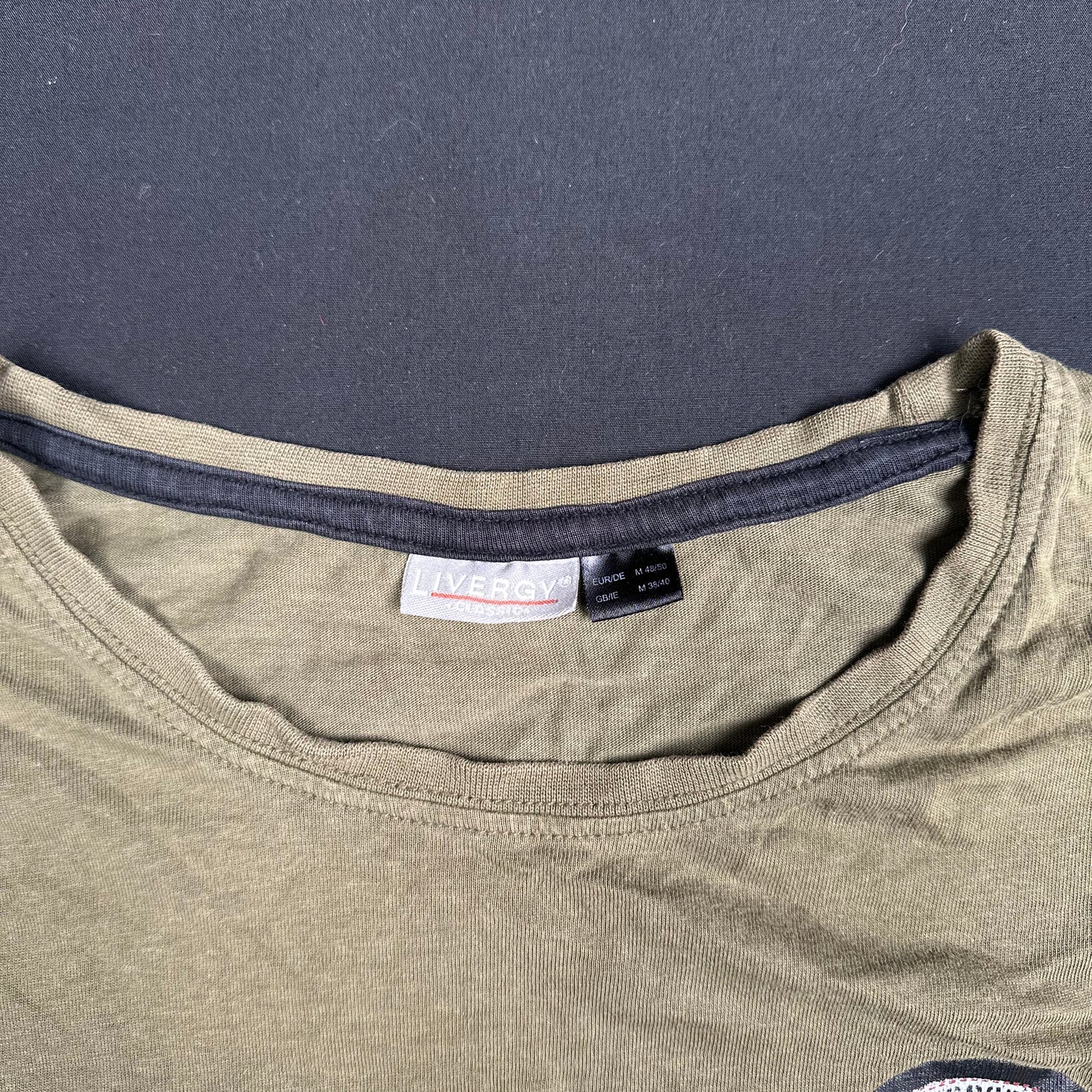 Long-sleeve top - Olive - Size M