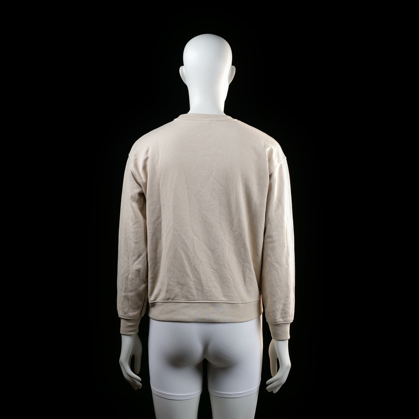 Sweatshirt - Beige & Black - Size 160