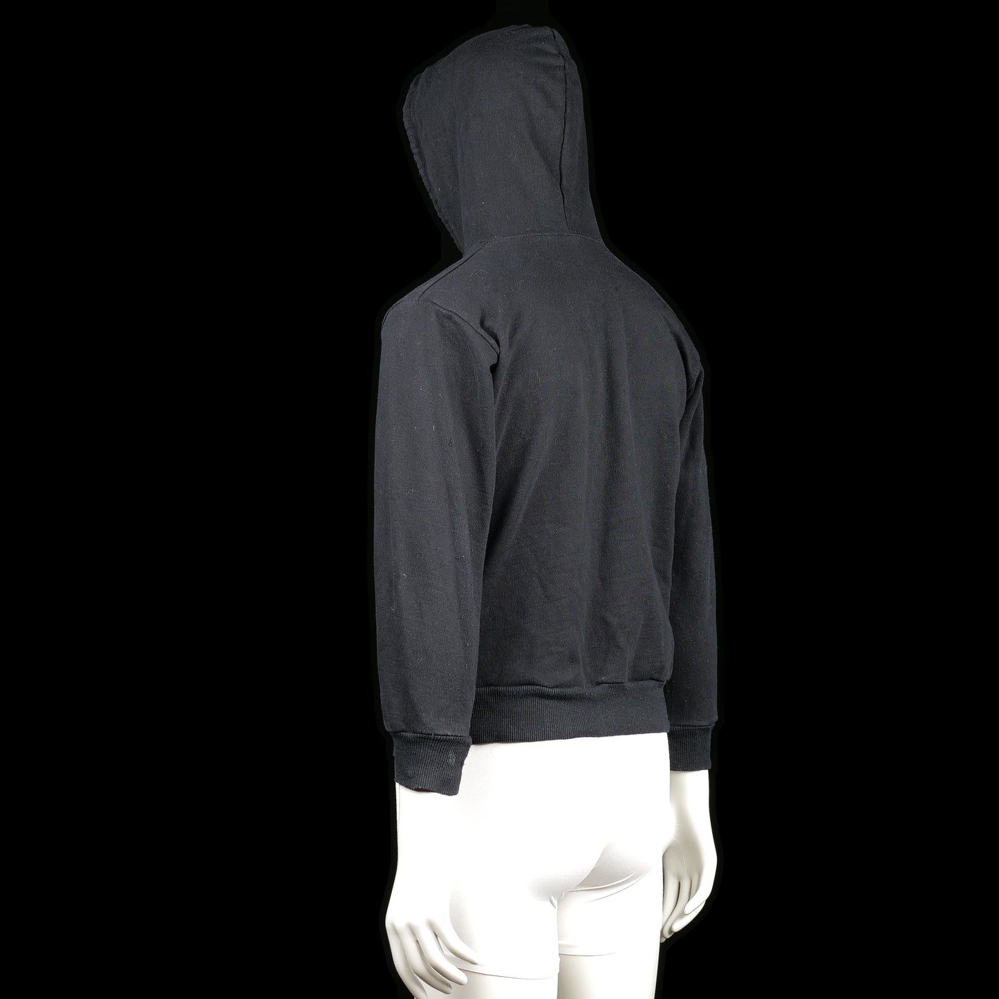 Hoodie - Black & White - Size S