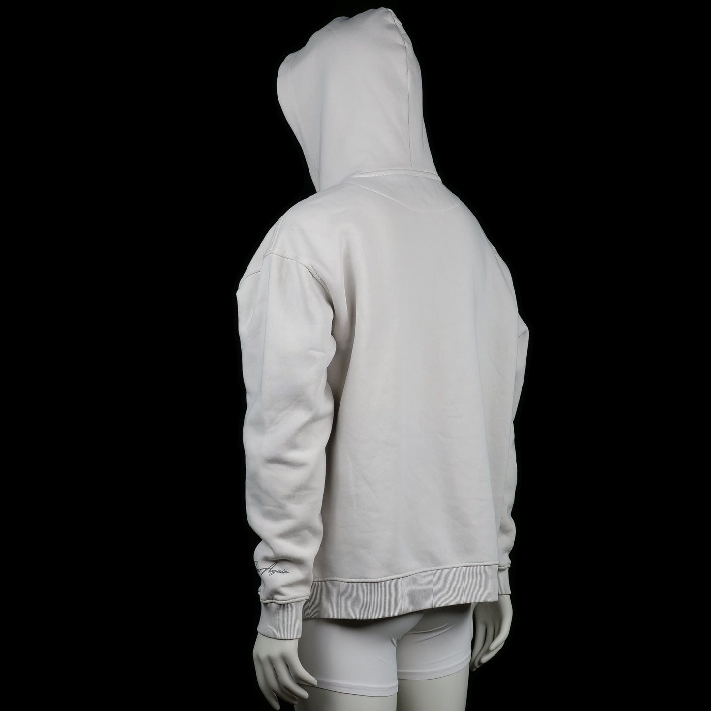 Hoodie - Ivory & Black - Size XL