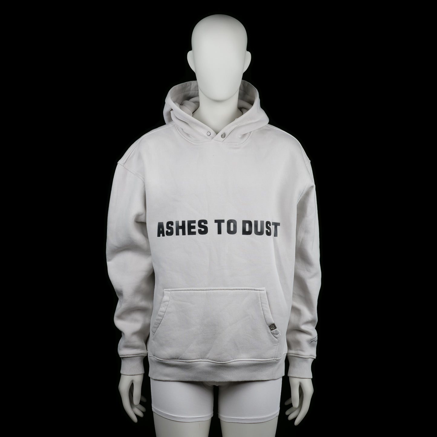 Hoodie - Ivory & Black - Size XL
