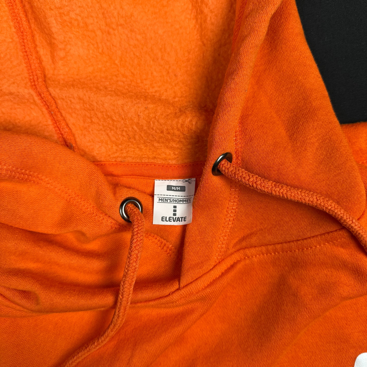 Hoodie - Orange & White - Size M