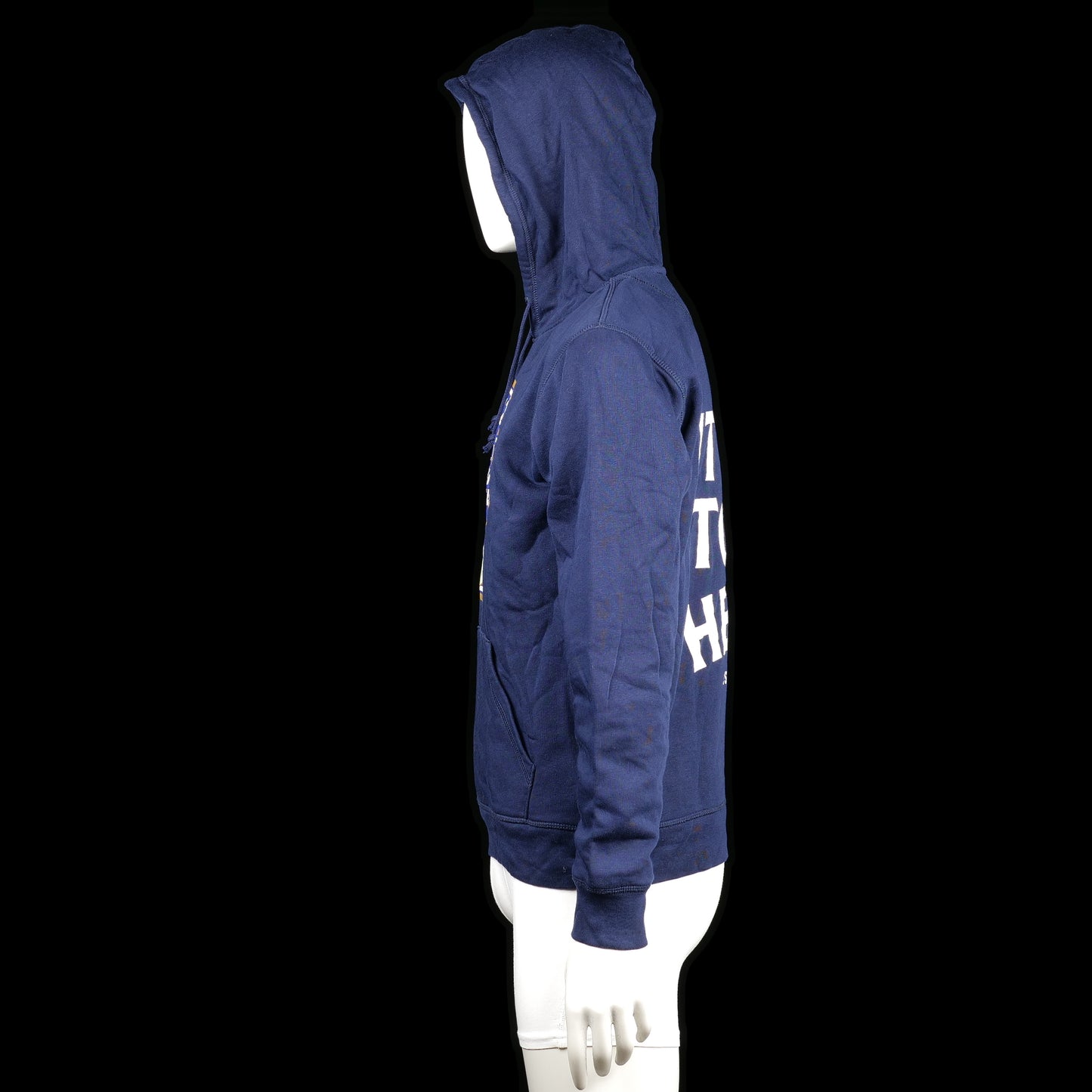 Hoodie - Navy & White - Size M