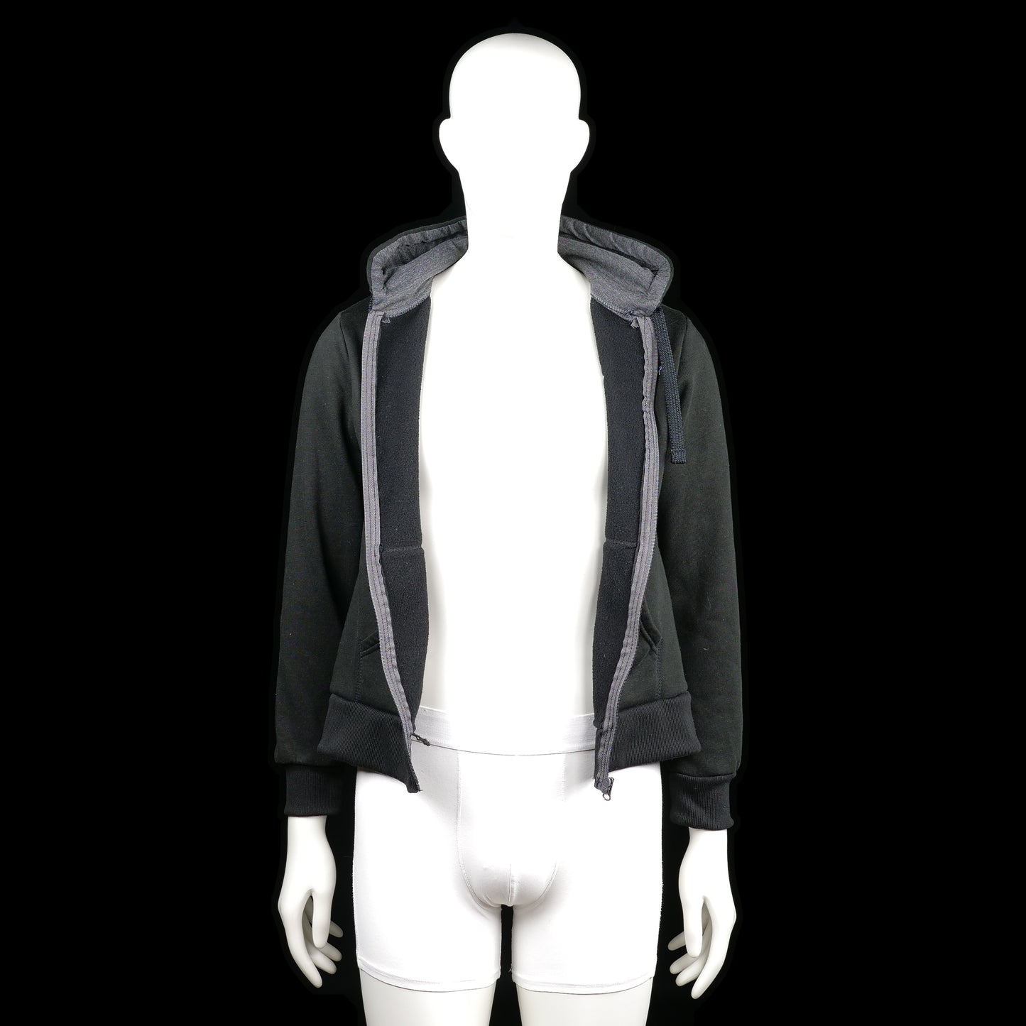 Hoodie - Black - Size M