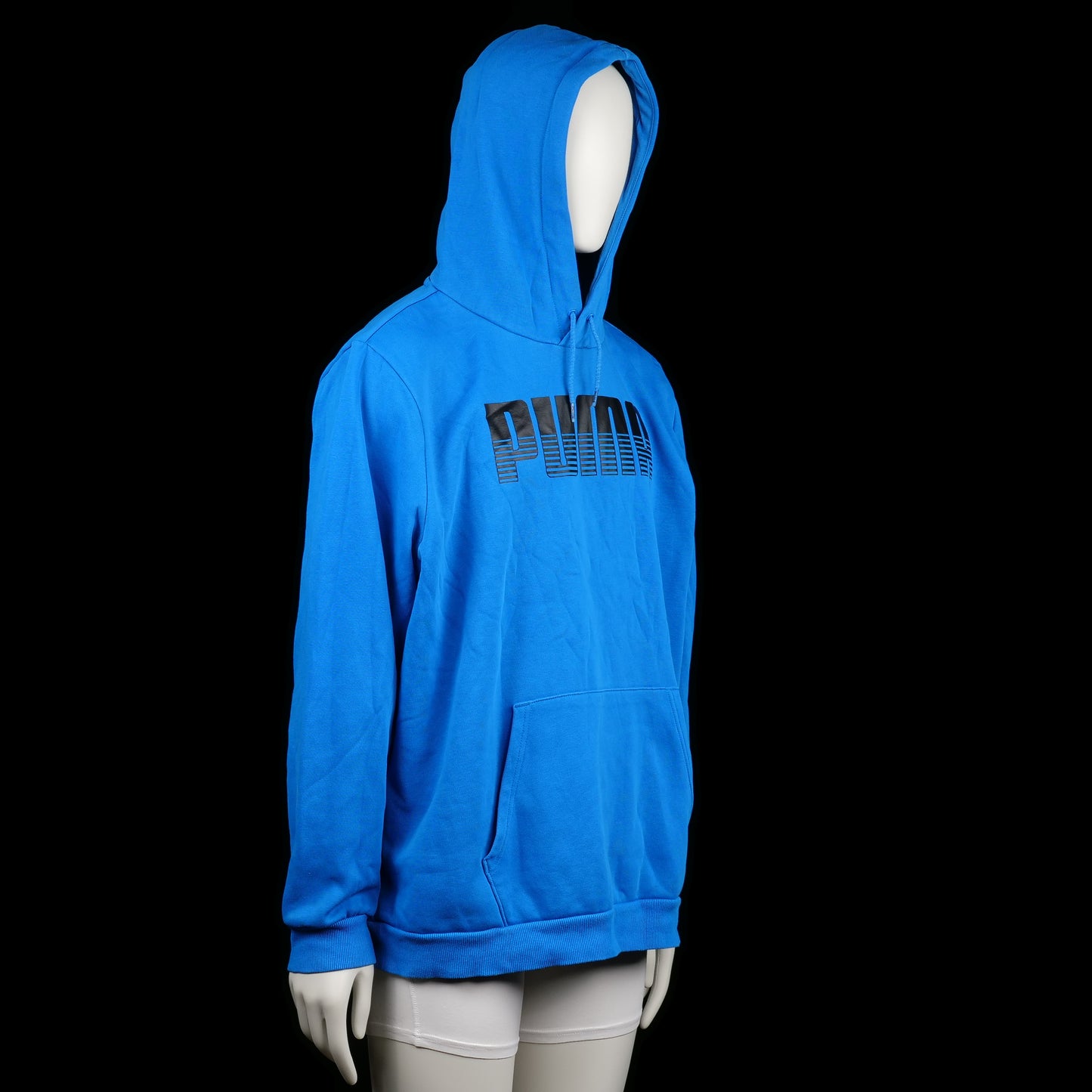 Hoodie - Sky Blue & Black - Size XXL
