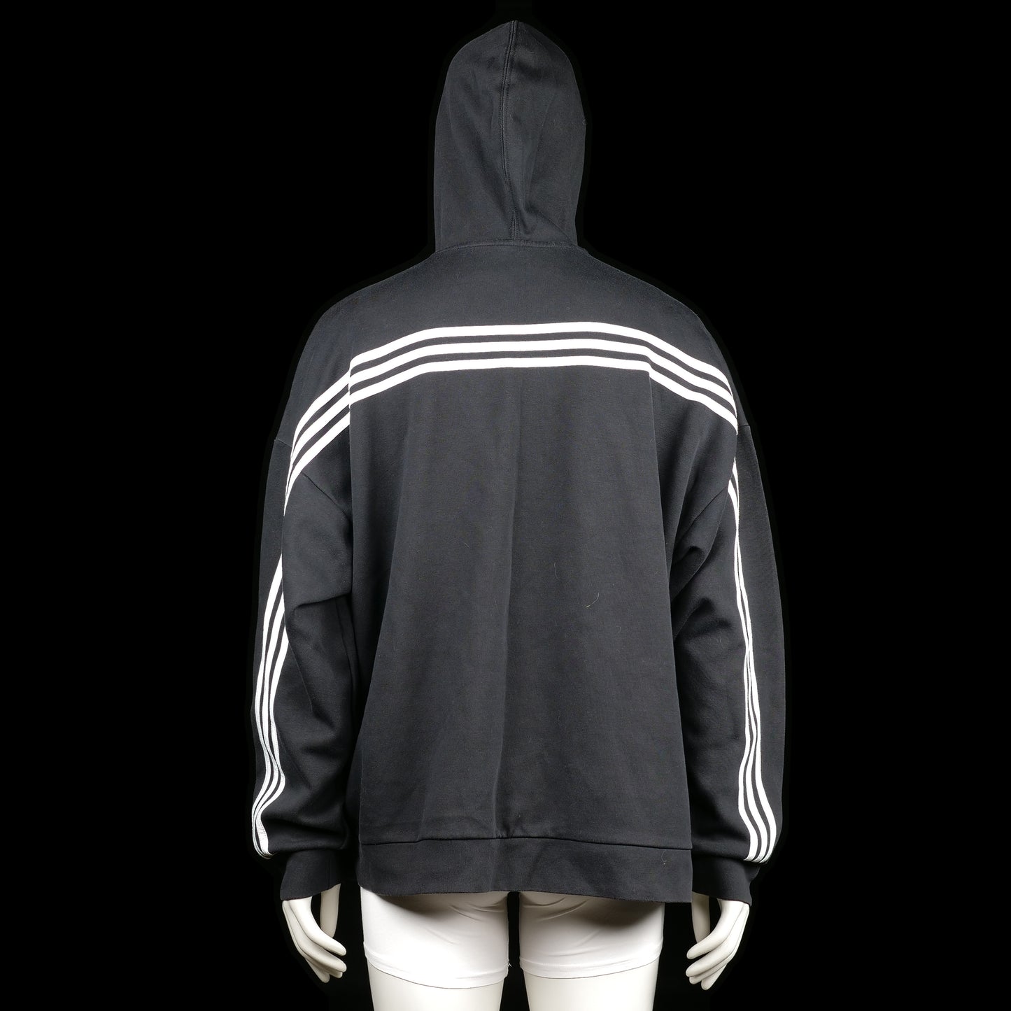Hoodie - Black & White - Size 2XL