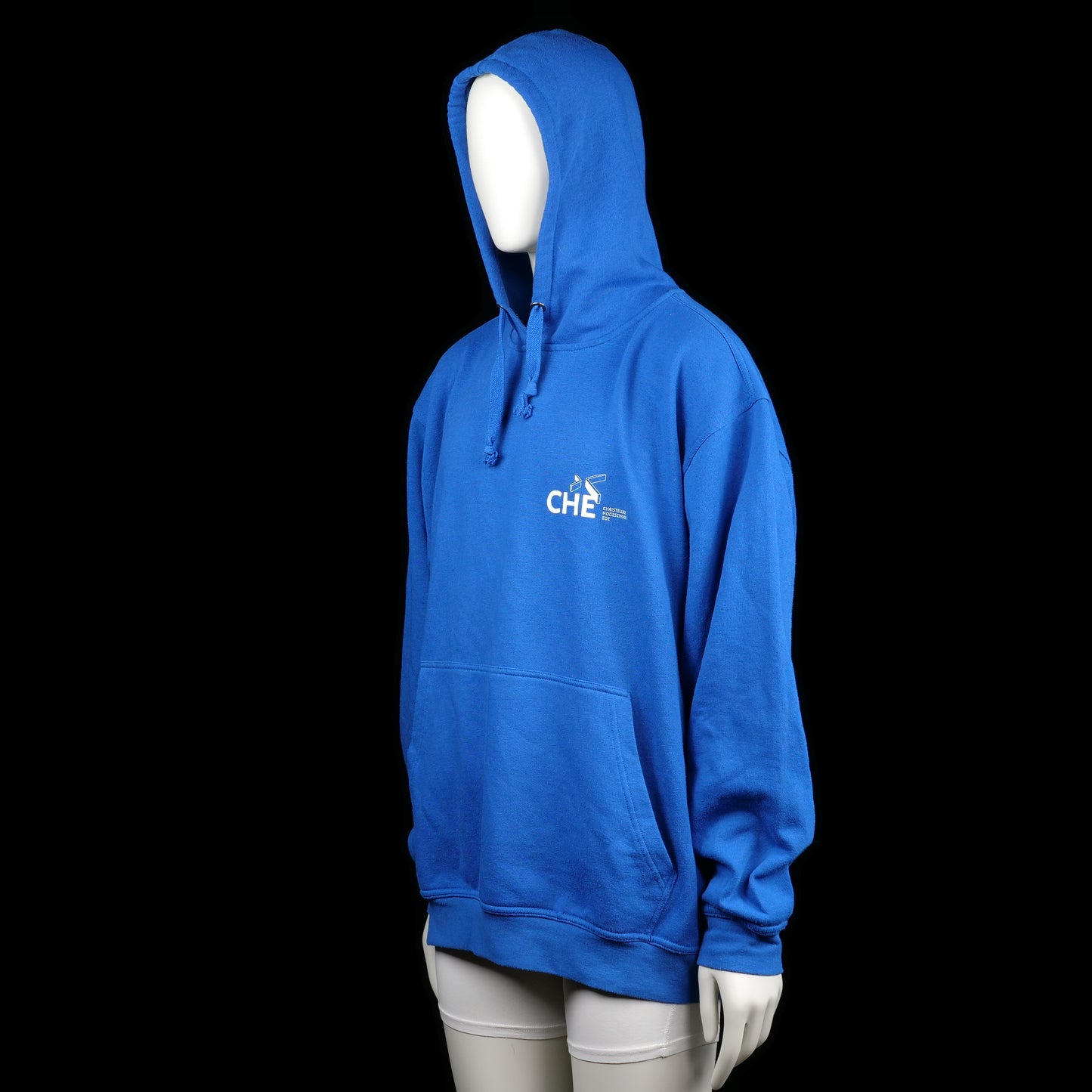 Hoodie - Royal Blue & White - Size XXL