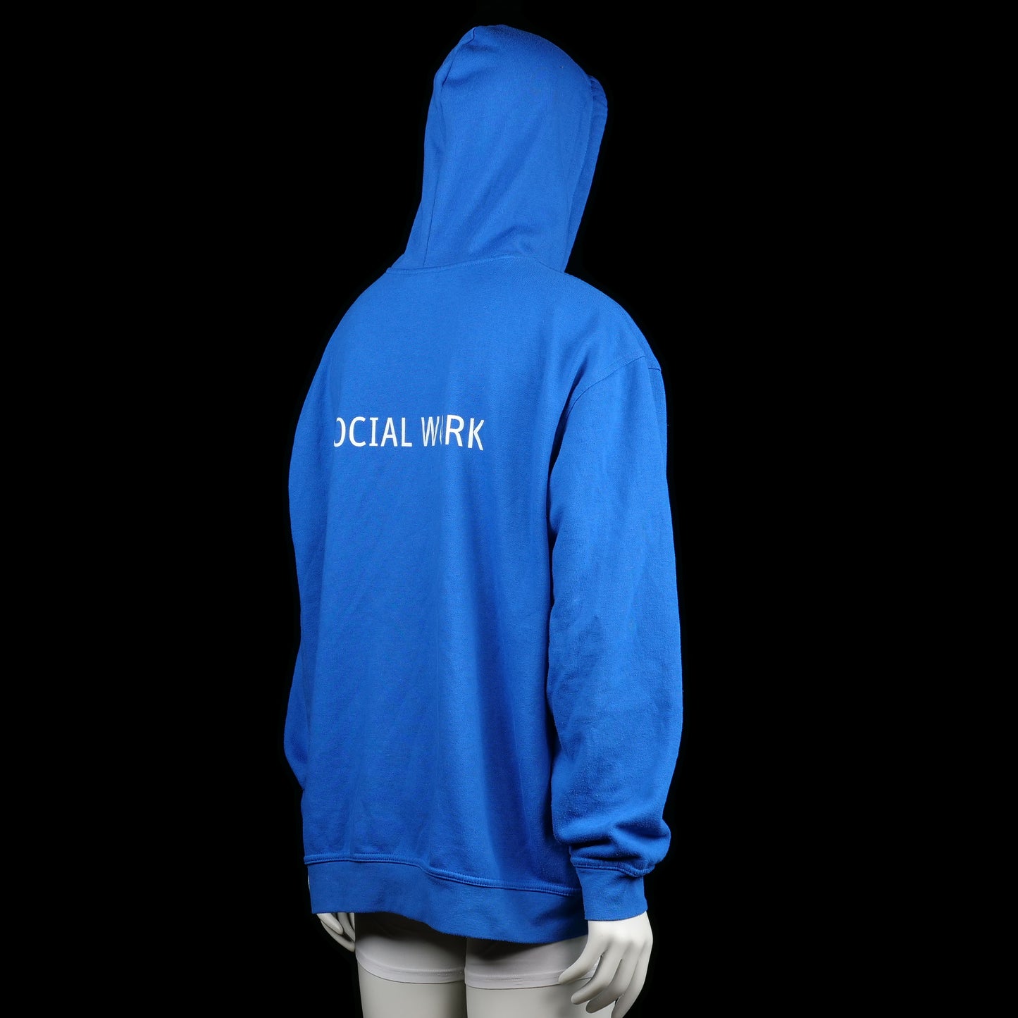Hoodie - Royal Blue & White - Size XXL