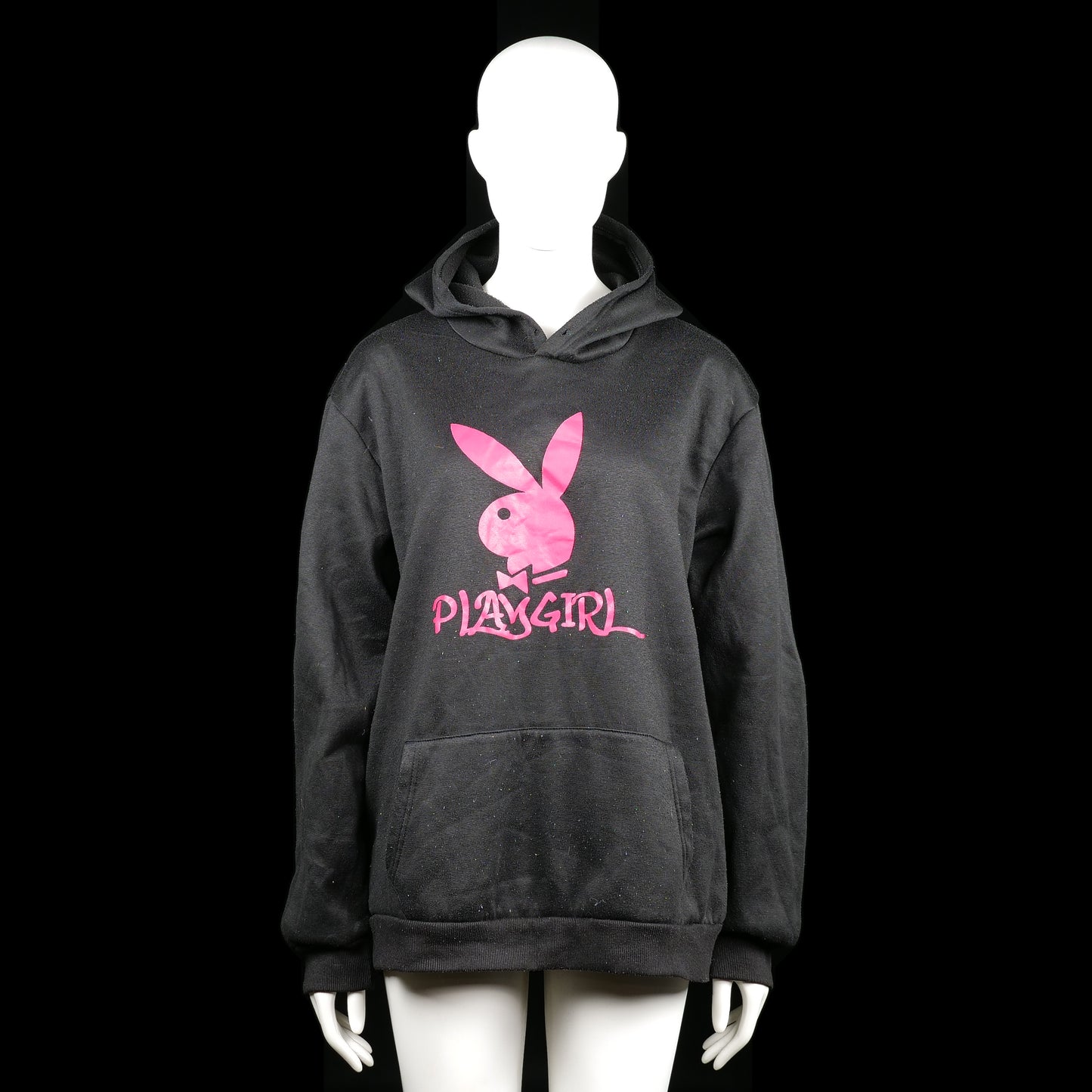 Hoodie - Black & Pink - Size 3XL