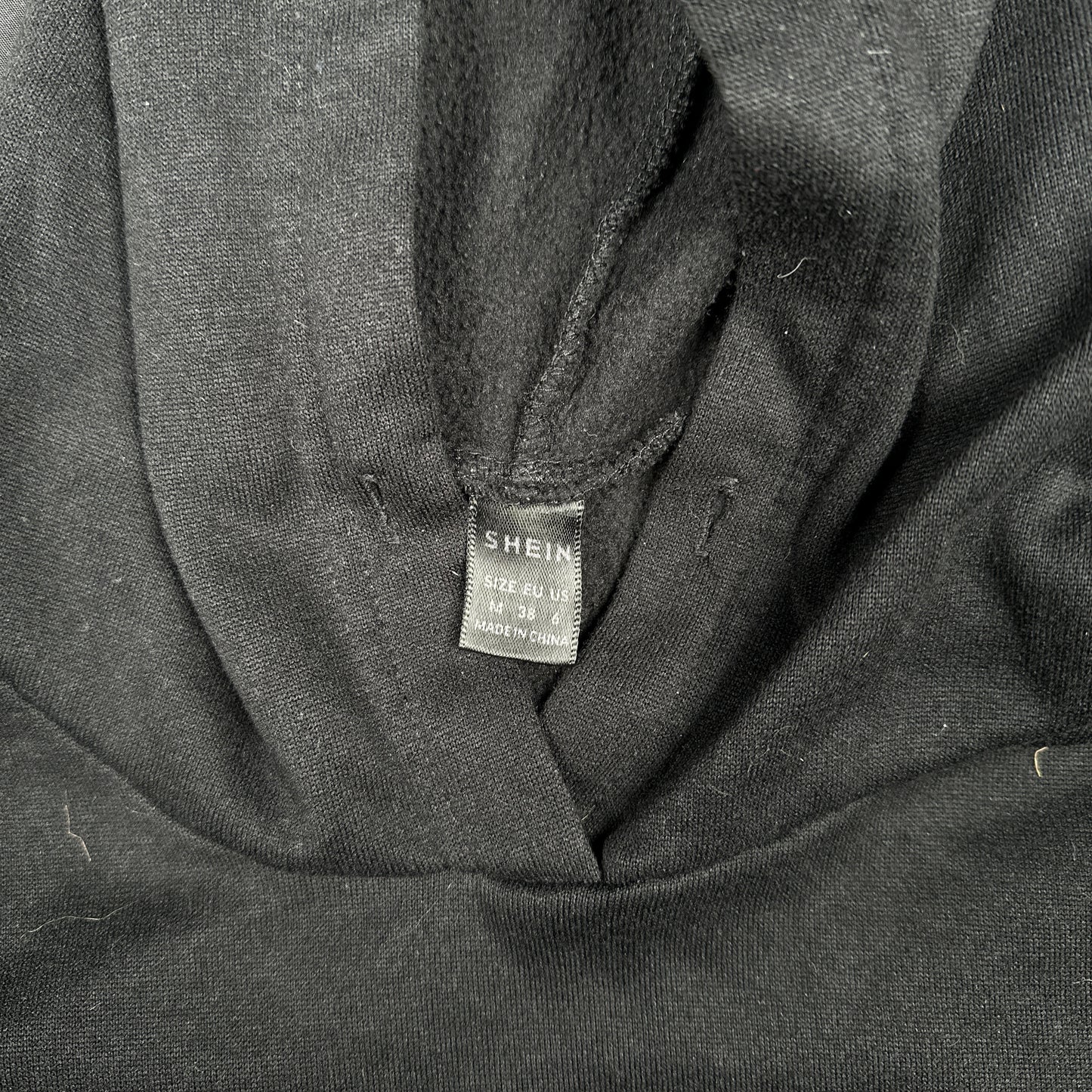 Hoodie - Black & Pink - Size M