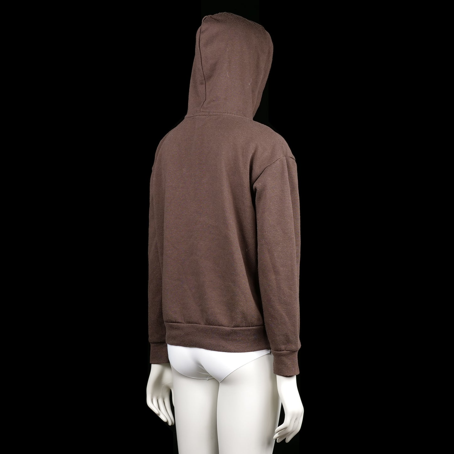 Hoodie - Brown & White - Size XS